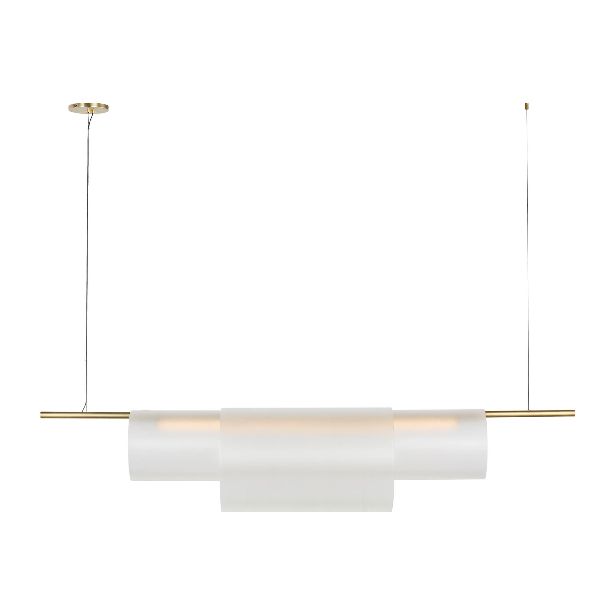 Peter Bristol Trace 60 Inch Linear Suspension Light by Visual Comfort Modern Collection