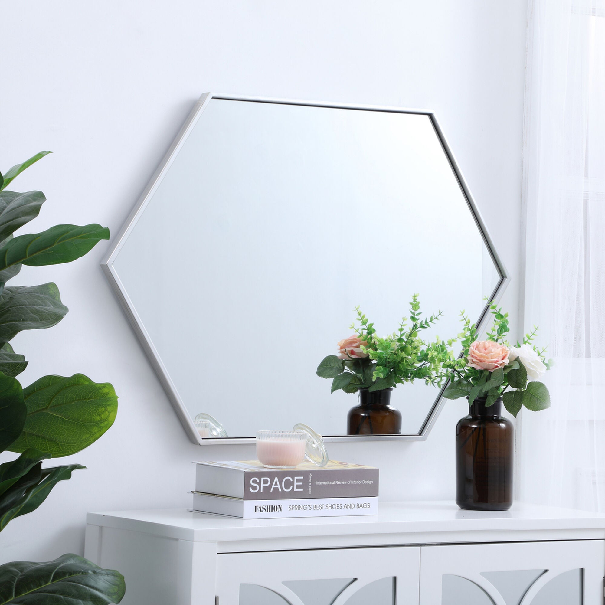 Shown in Silver finish