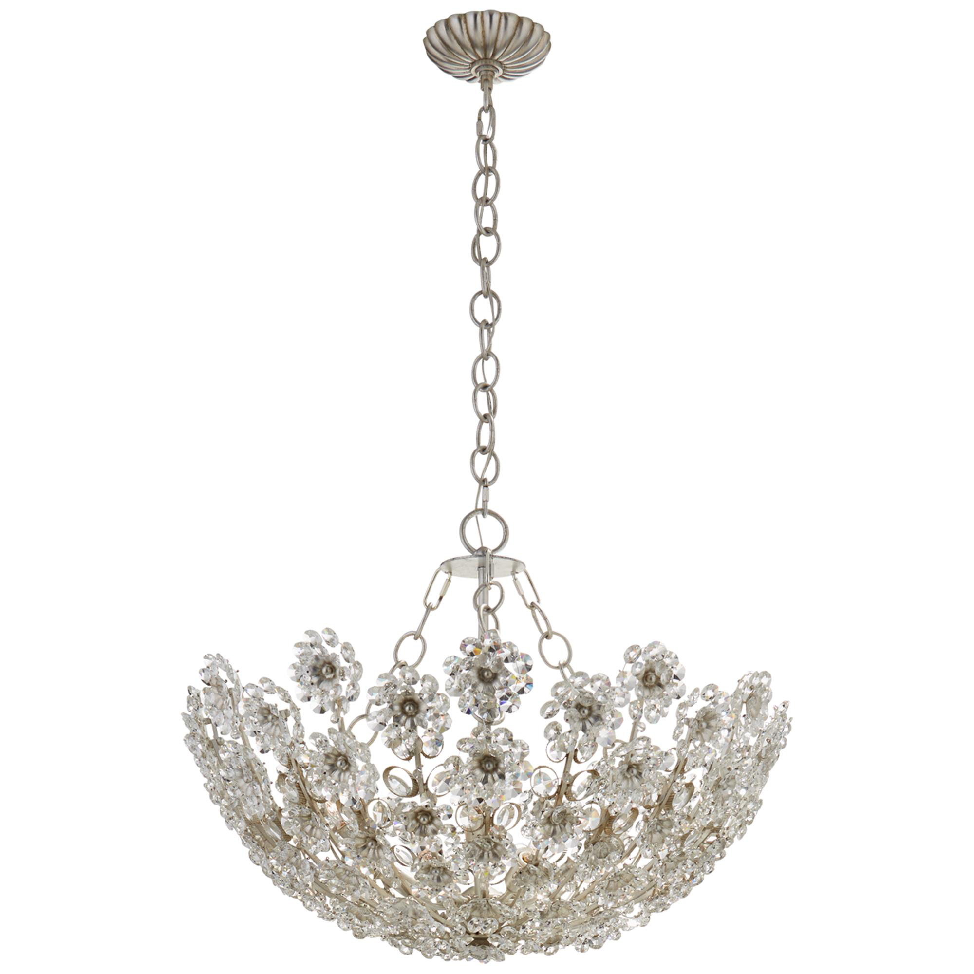 Shown in Burnished Silver Leaf finish