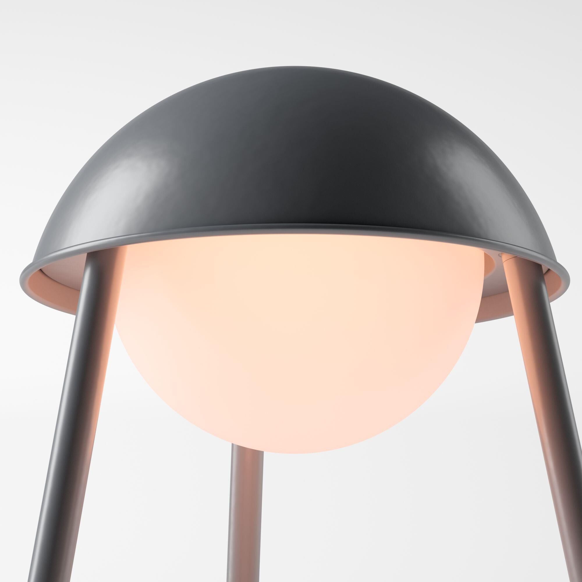 Kibun Helmet 21 Inch Table Lamp by Bulbrite