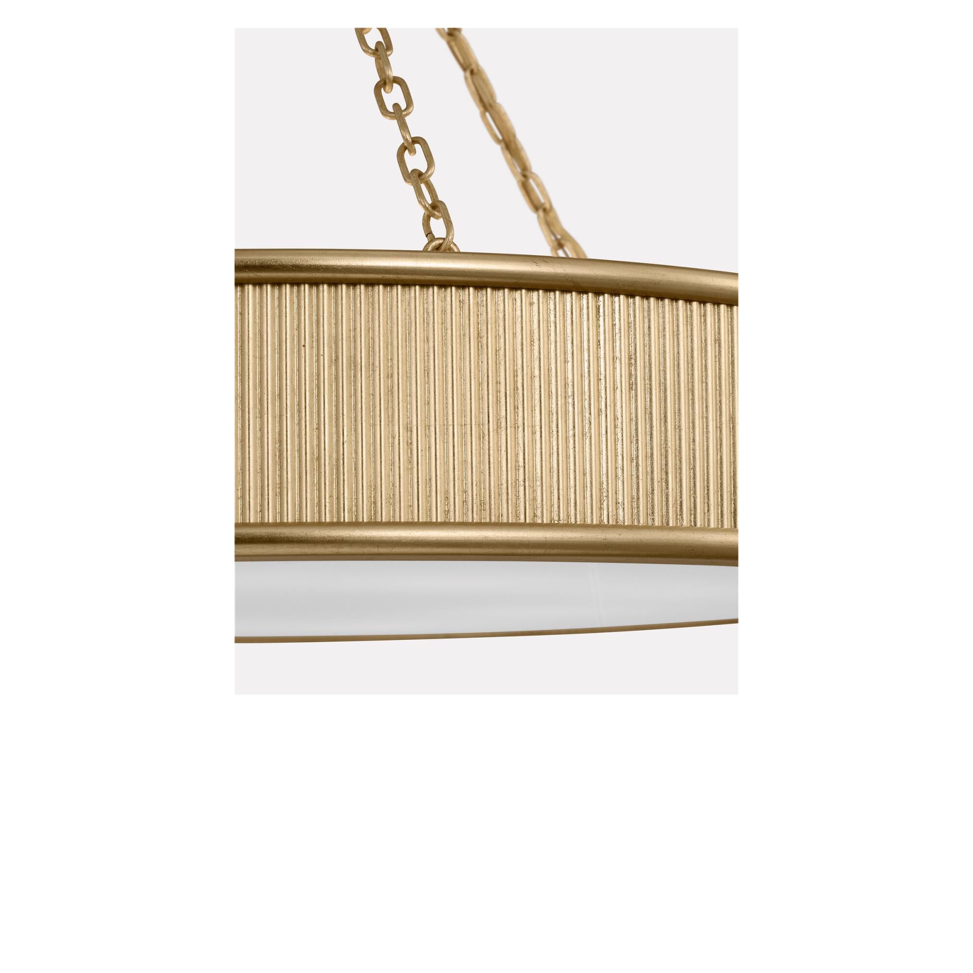 Shown in Gild finish and Silk Screen White Inside, Clear Outside shade