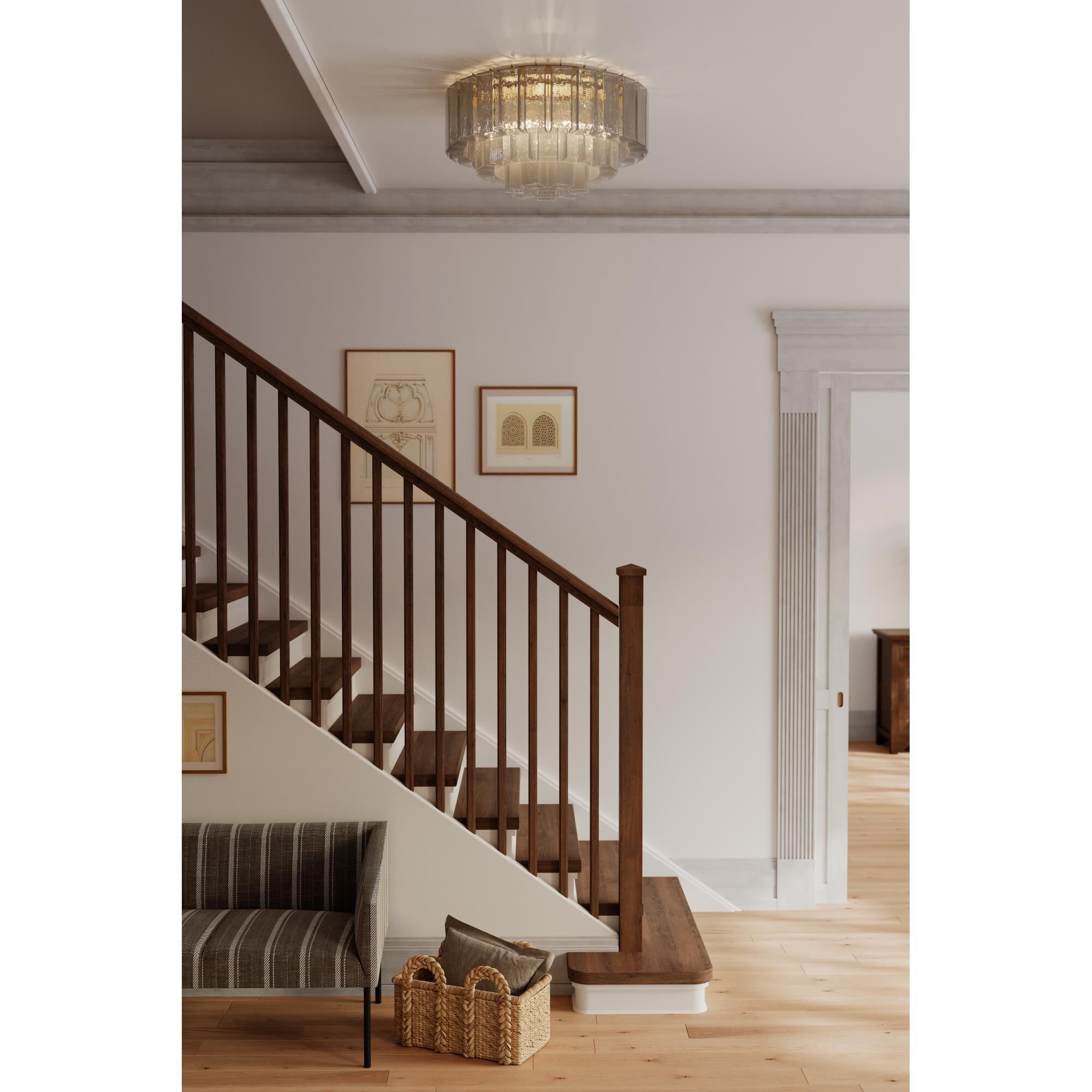 Torvento 28 Inch Flush Mount by Metropolitan Lighting