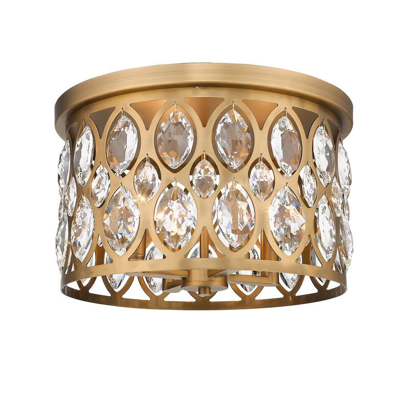 Dealey 15 Inch 4 Light Flush Mount by Z-Lite