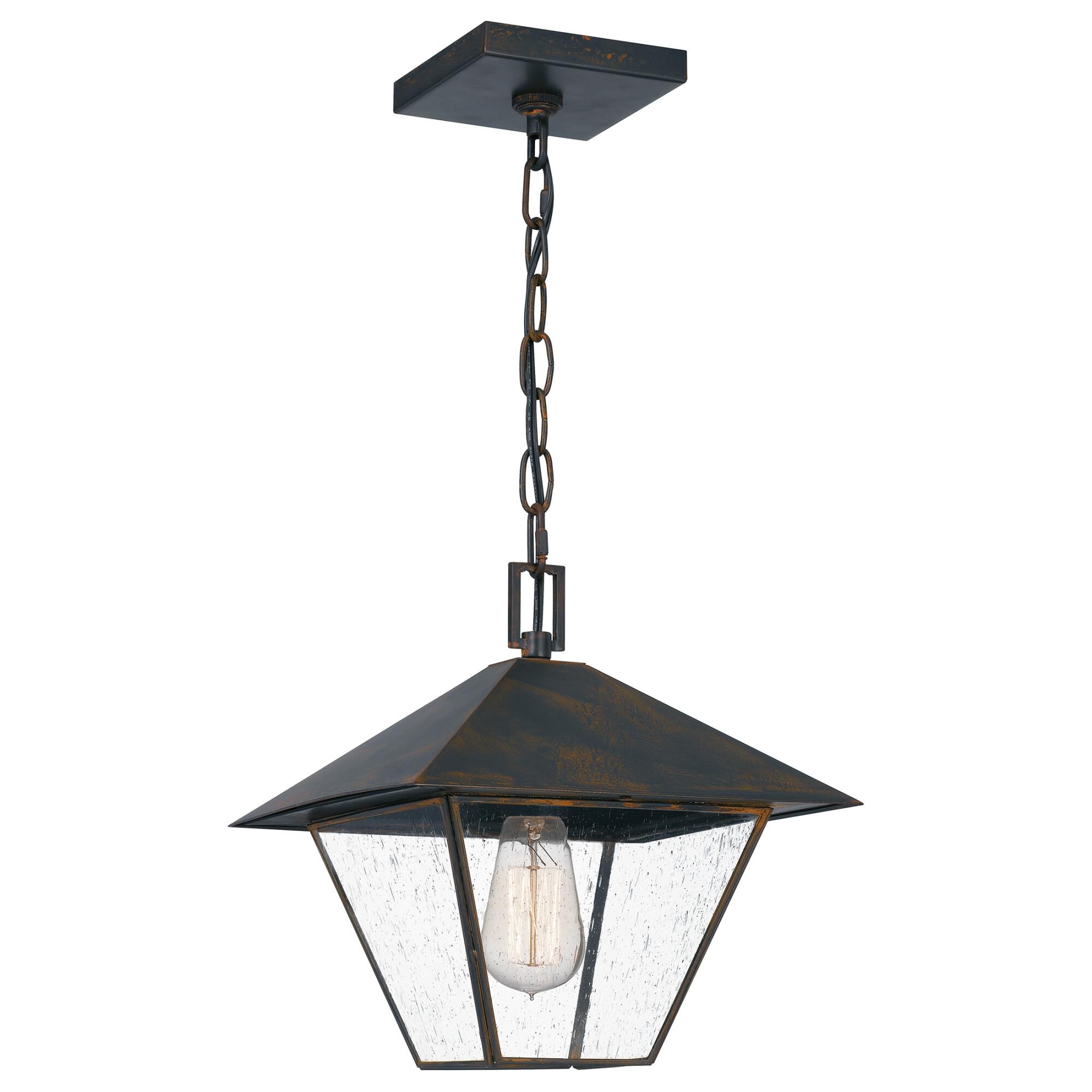 Quoizel Corporal 11 Inch Tall Outdoor Hanging Lantern