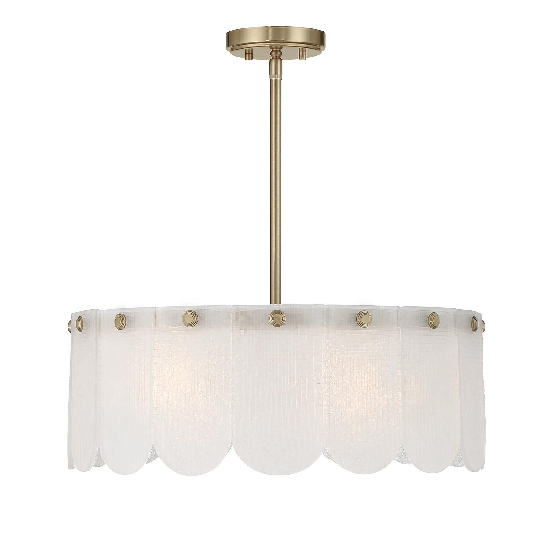 Ashton 20 Inch Semi Flush Mount by Savoy House