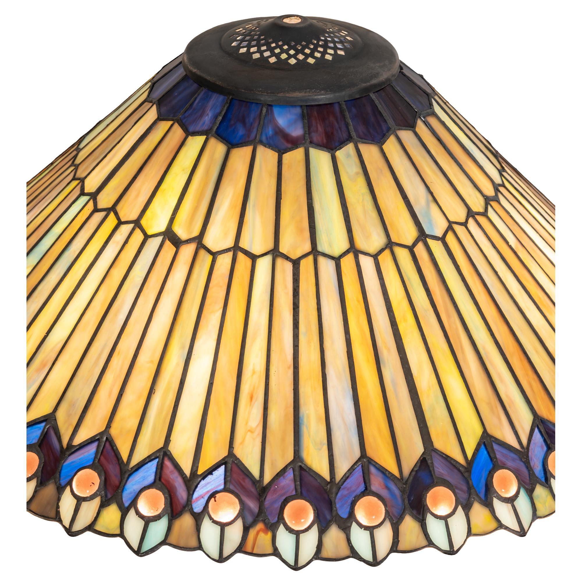 Shown with Amber /Acrylic;Green;Blue;Violet glass