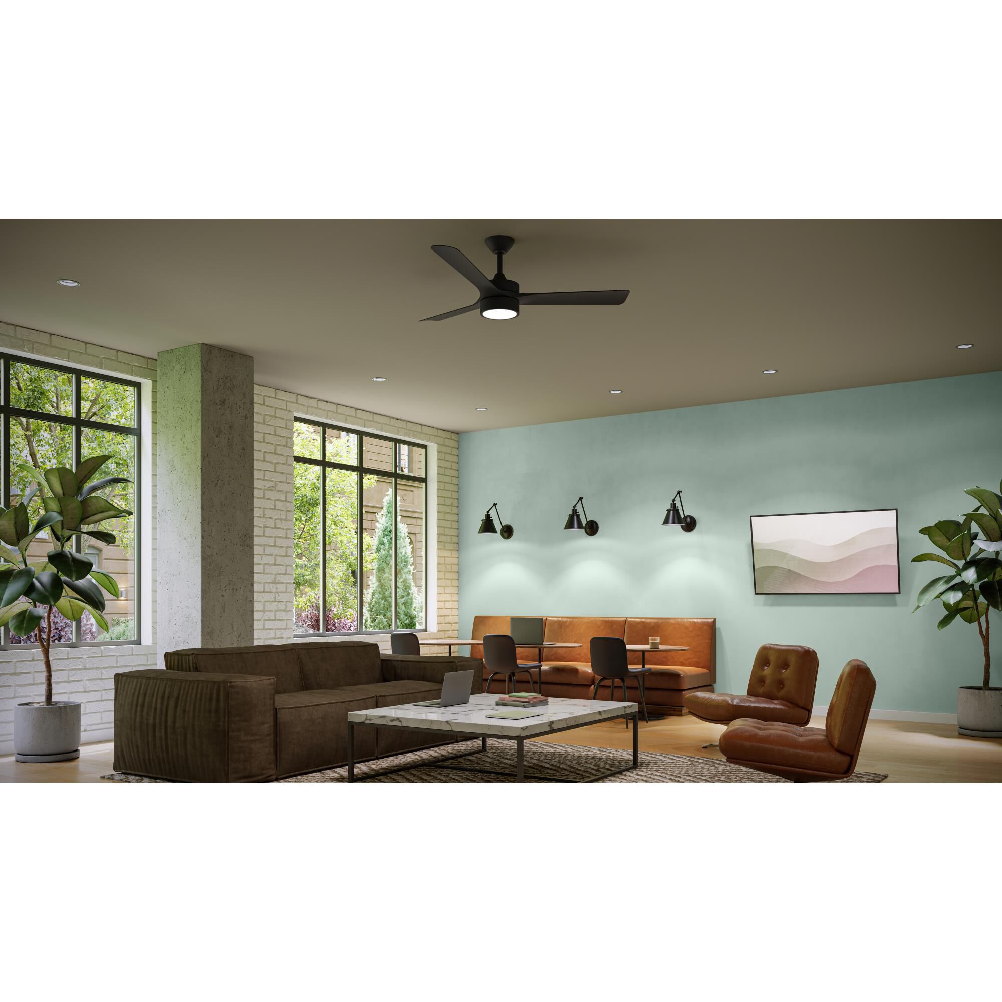 Axion 52 Inch Ceiling Fan with Light Kit by Progress Lighting