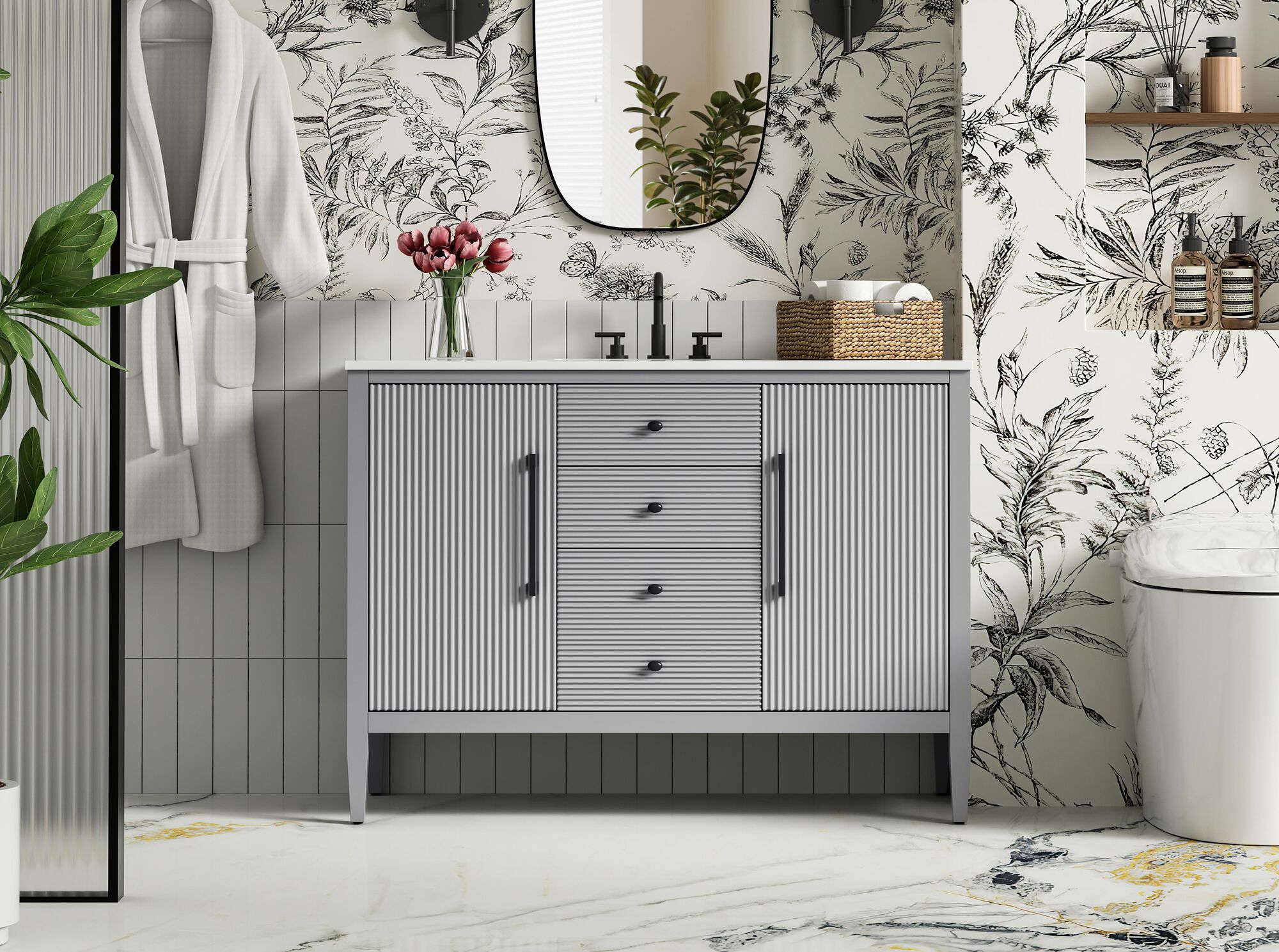 Blakely 22 Inch Bath Vanity Cabinet,