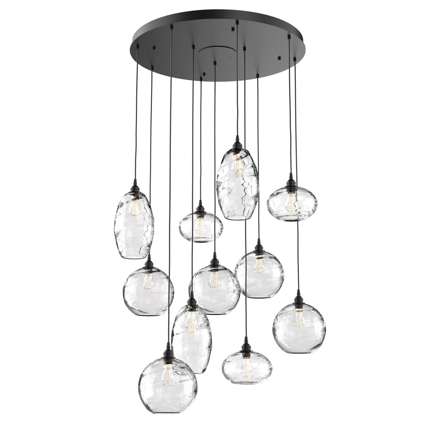 Misto 36 Inch 11 Light Multi Light Pendant by Hammerton Studio