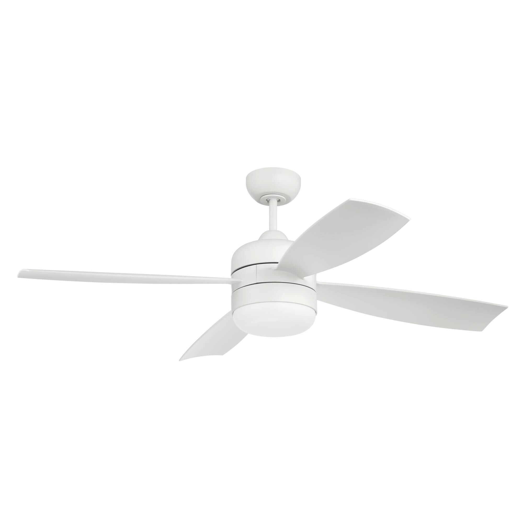 Sebastion Outdoor Rated 52 Inch Ceiling Fan with Light Kit by Craftmade