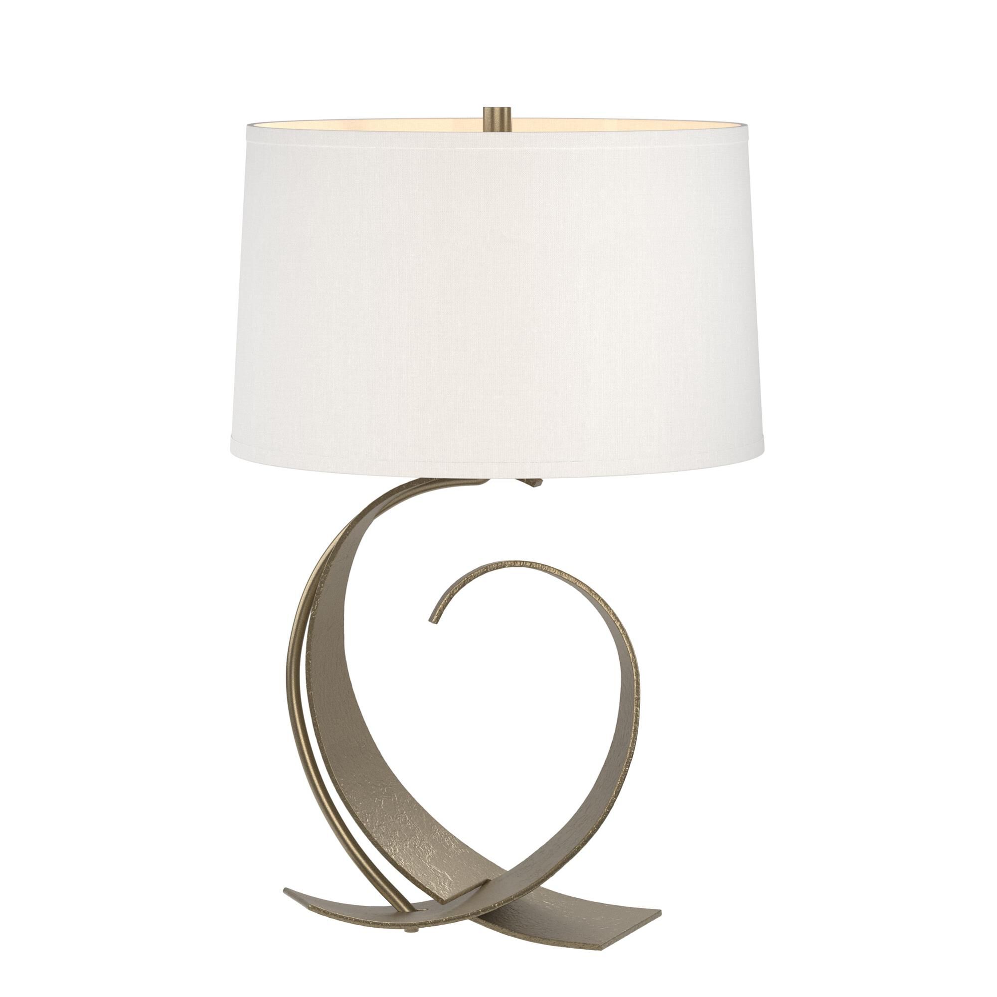 Shown in Soft Gold finish and Natural Anna shade