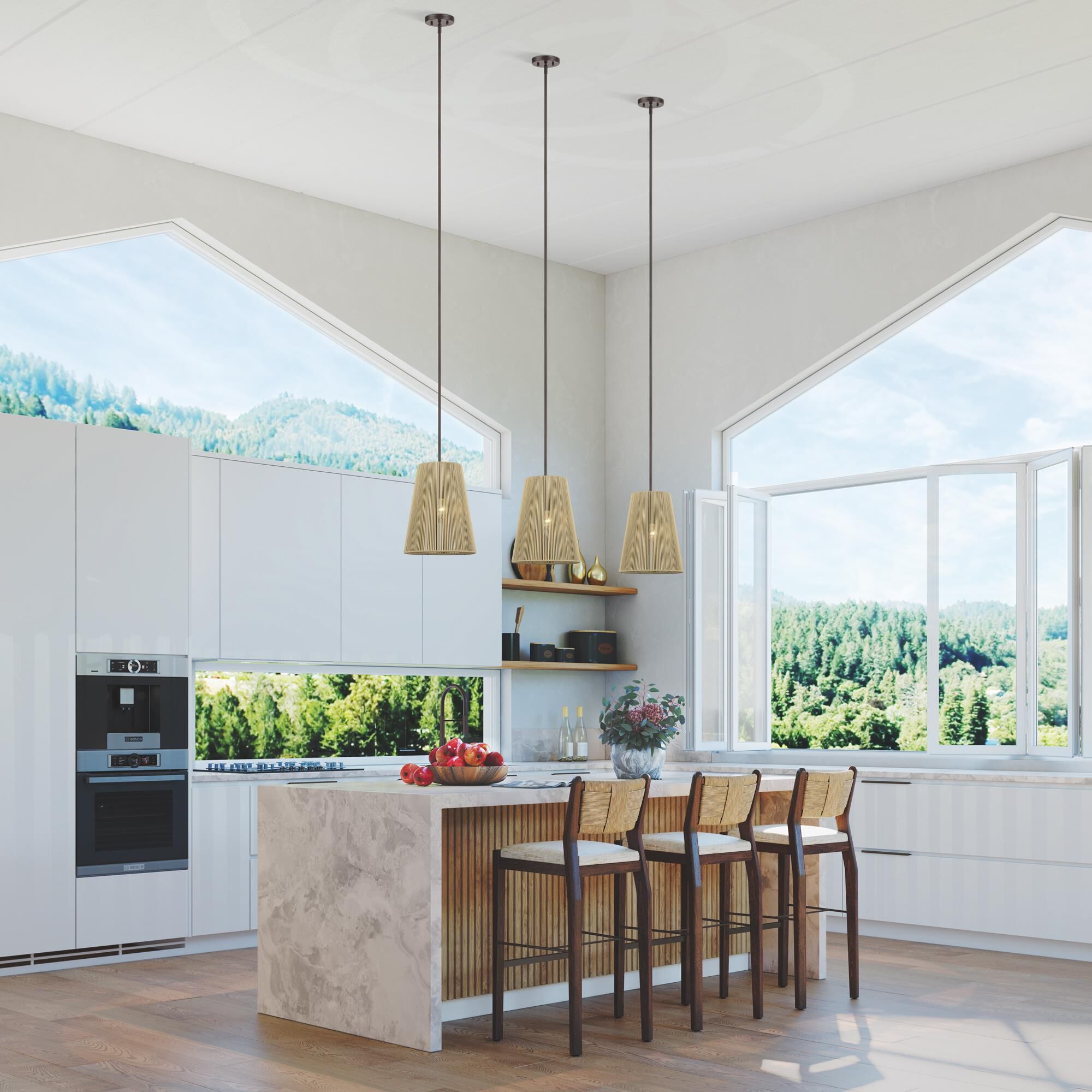 Florell 12 Inch Mini Pendant by Livex Lighting