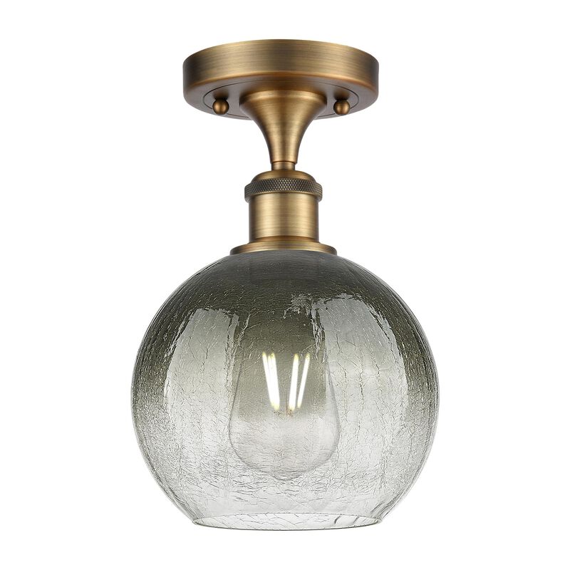 Bruno Marashlian Brookhaven Globe 8 Inch Semi Flush Mount by Innovations Lighting