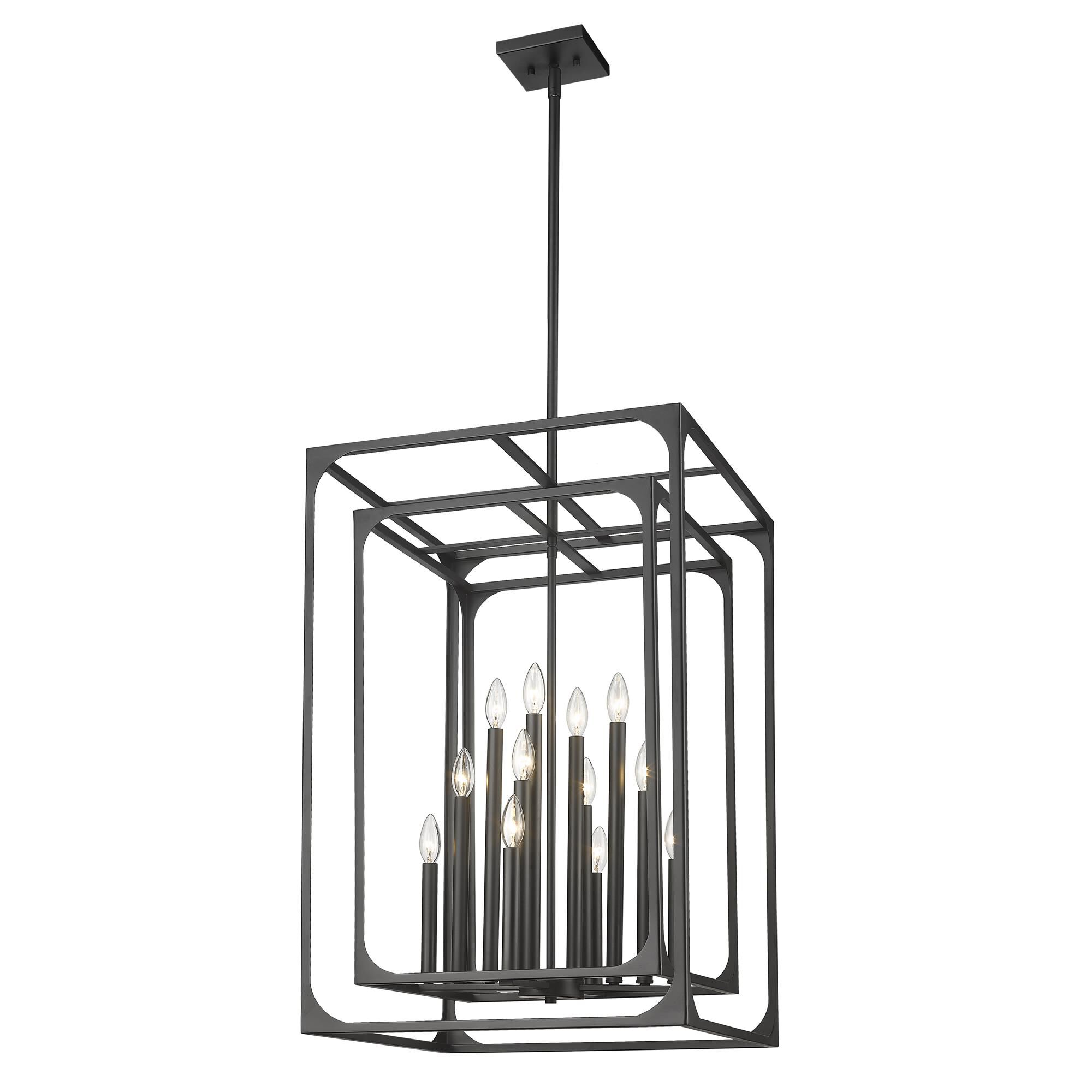 Shown in Matte Black finish and Steel shade