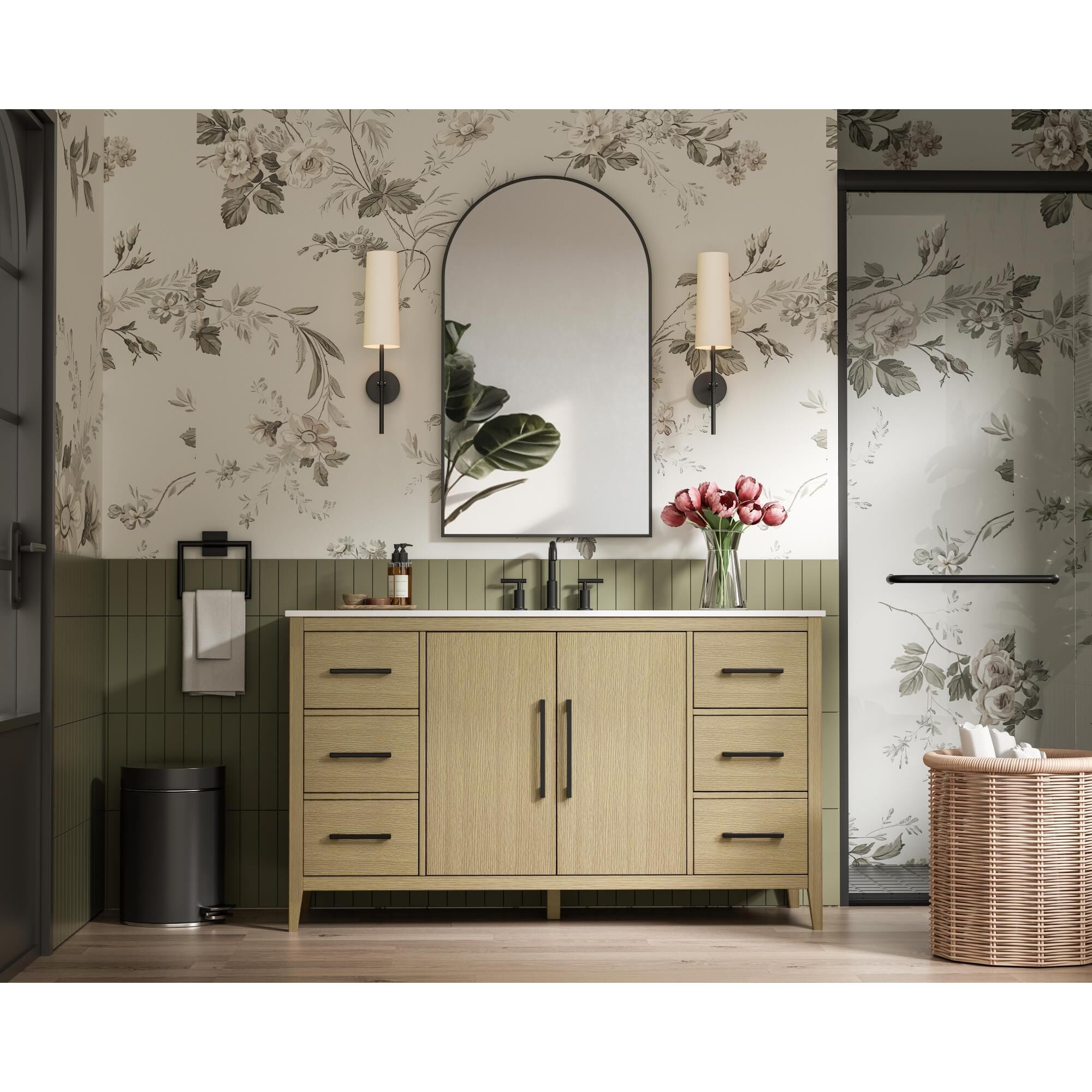 Shown in Honey Brown finish