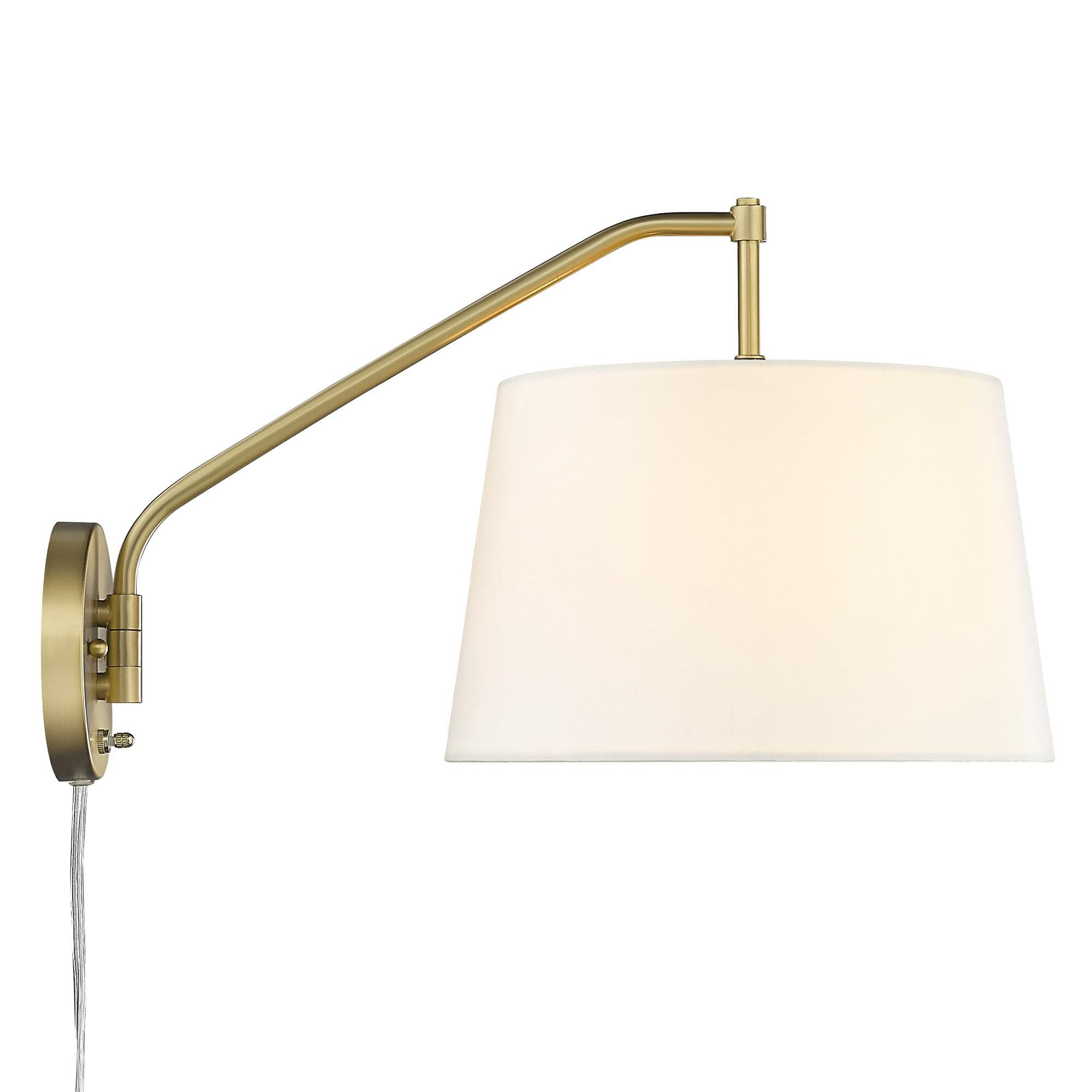 Ryleigh 19 Inch Wall Swing Lamp by Golden Lighting