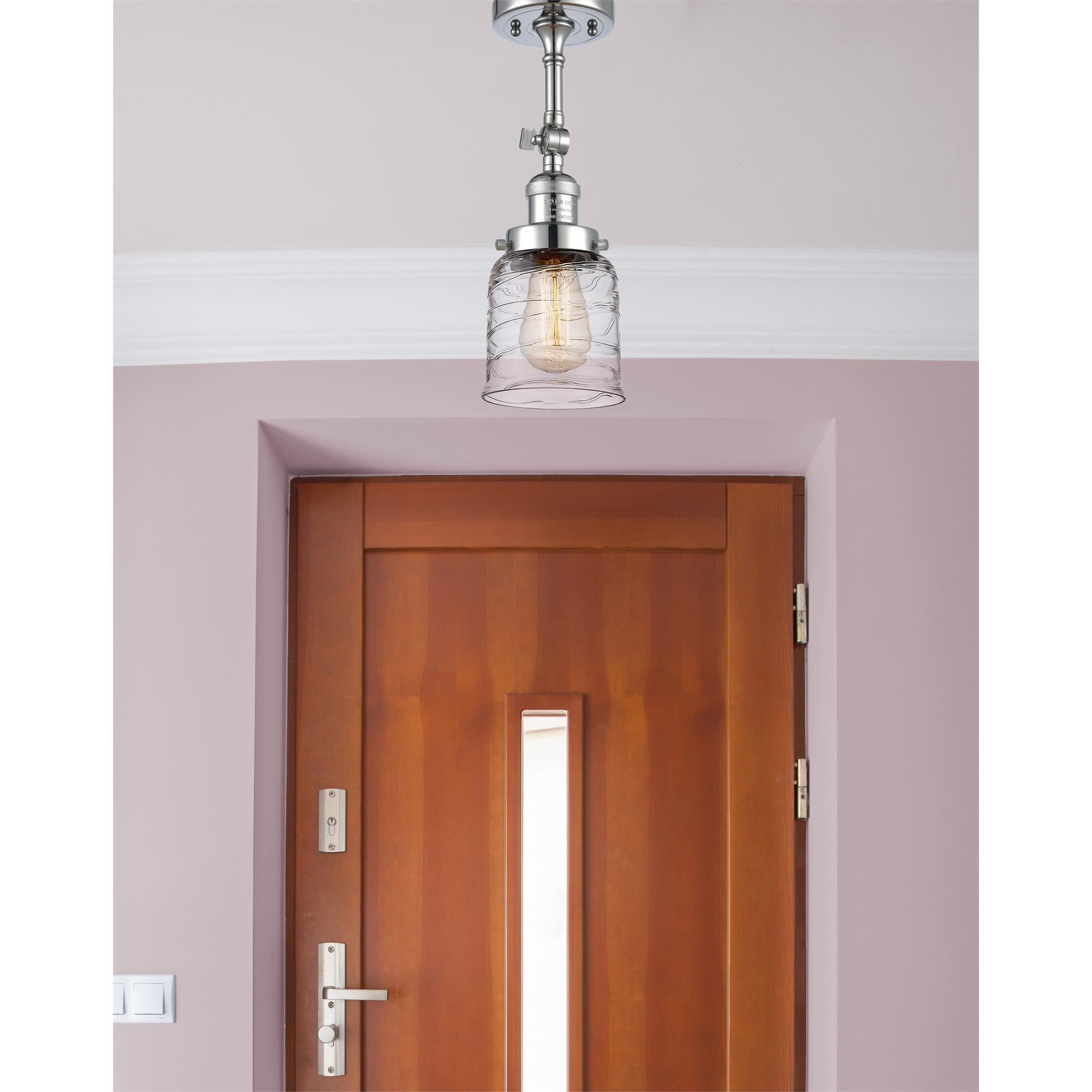 Bruno Marashlian Small Bell 5 Inch 1 Light Semi Flush Mount by Innovations Lighting