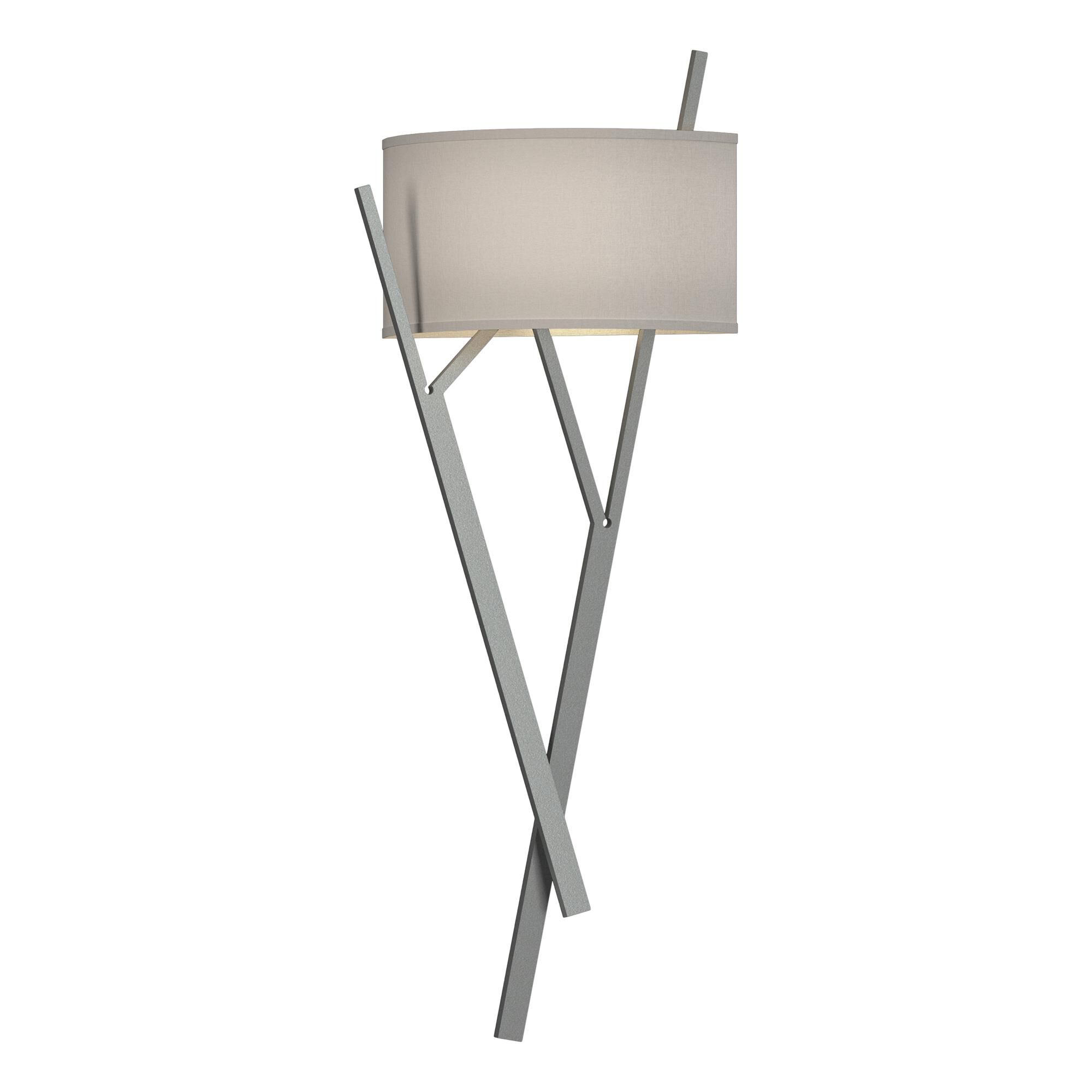 Shown in Vintage Platinum finish and Flax shade