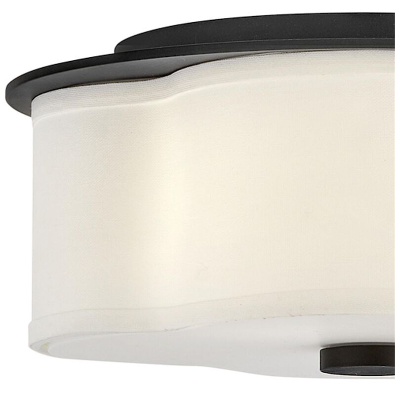 Delaney 14 Inch 2 Light Flush Mount by Hinkley