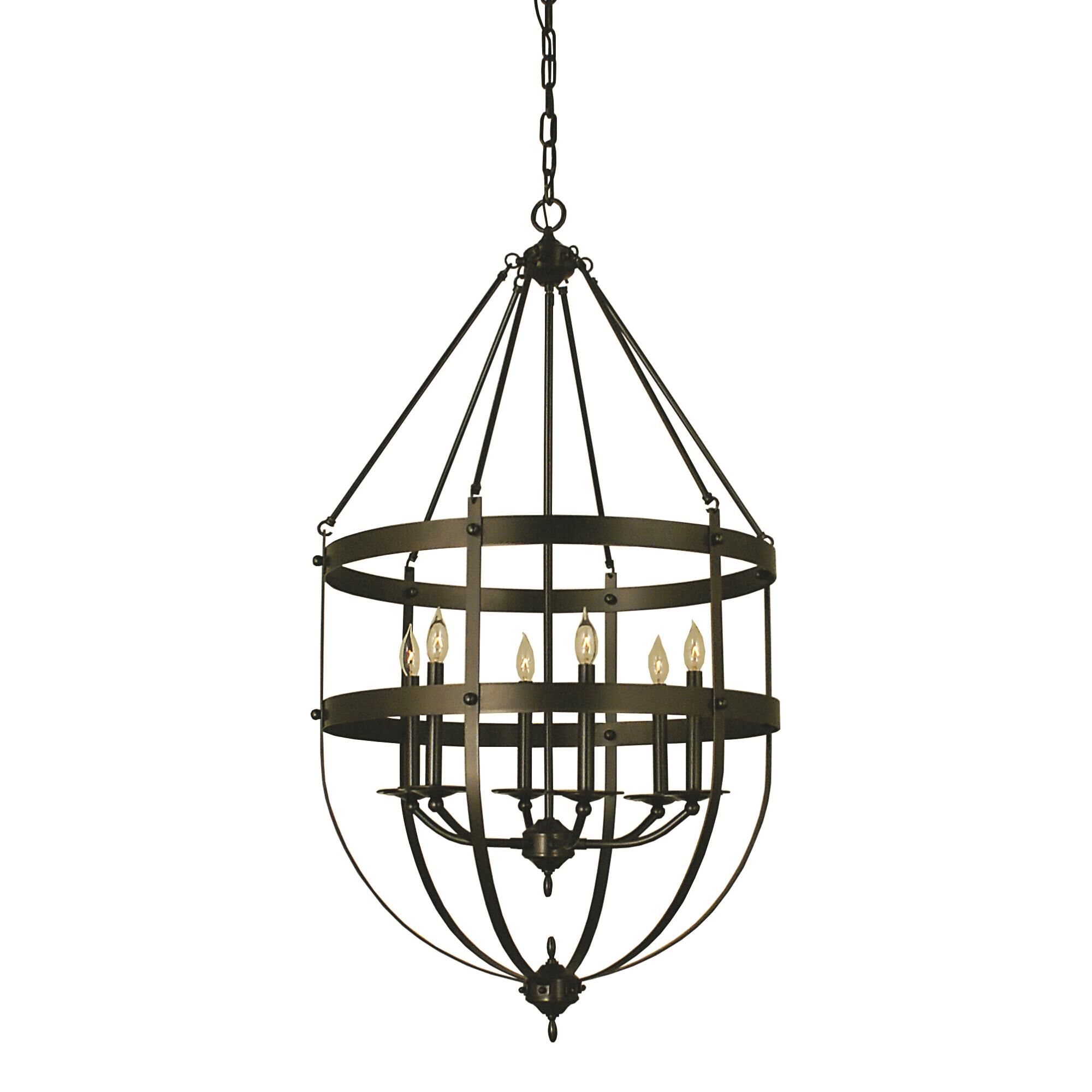 Hannover 25 Inch Cage Pendant by Framburg