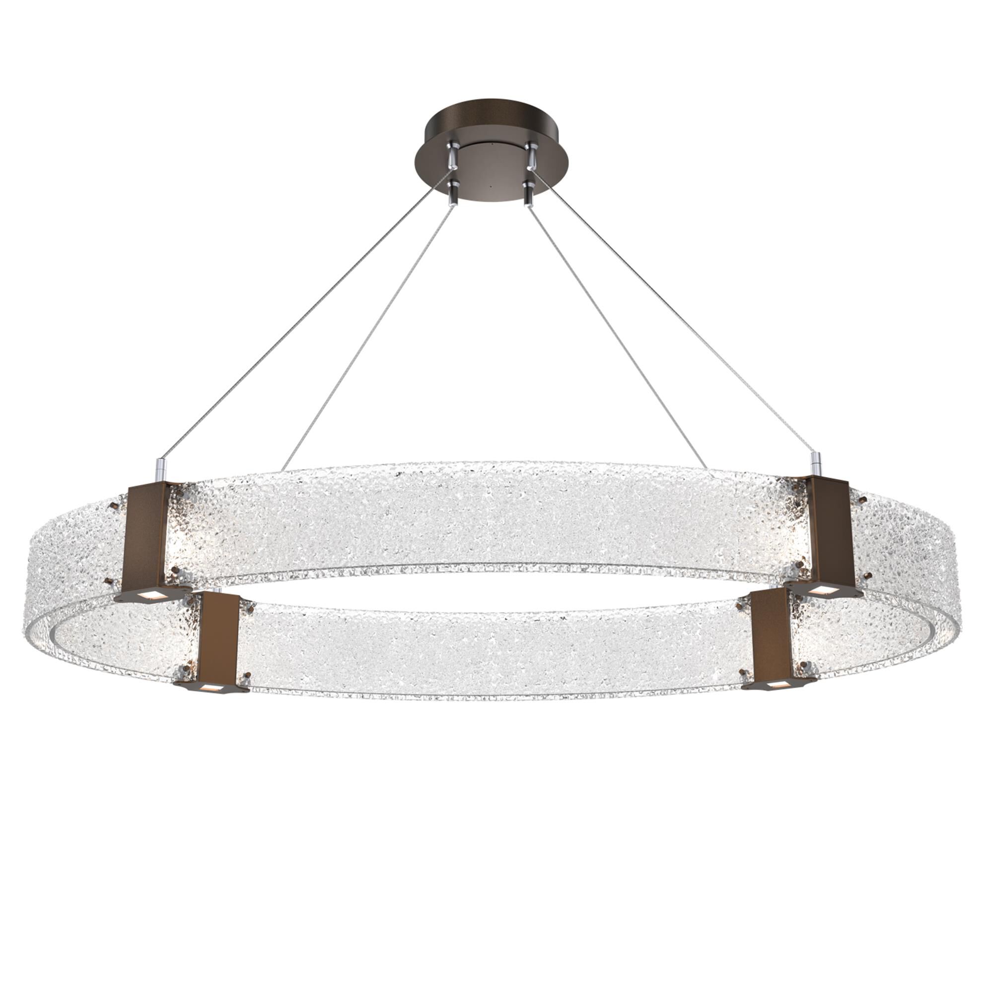 Shown in Flat Bronze finish and Clear Rimelight glass