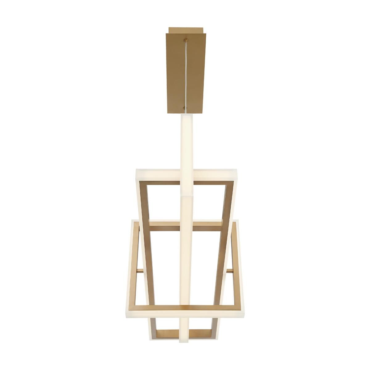 Shown in Gold finish and Steel and Acrylic shade