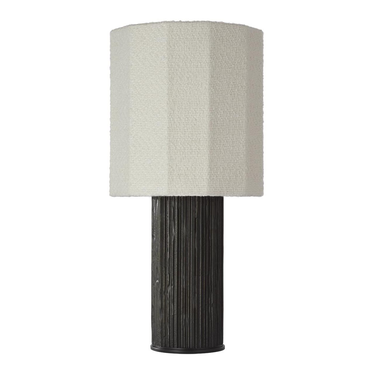Shown in Ridged Carbon finish and Decorative Boucle shade