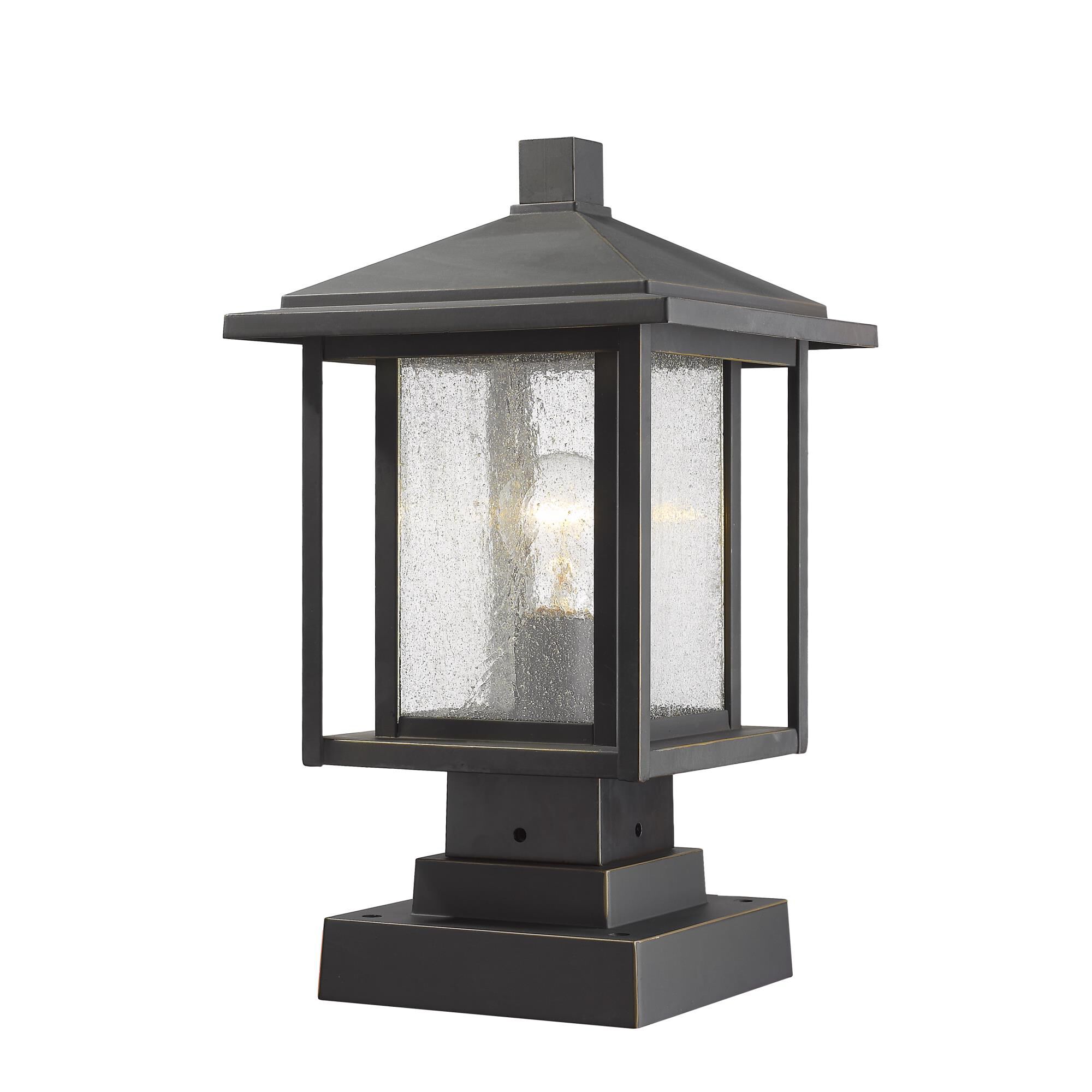 Z-Lite Aspen 16 Inch Tall Outdoor Pier Lamp