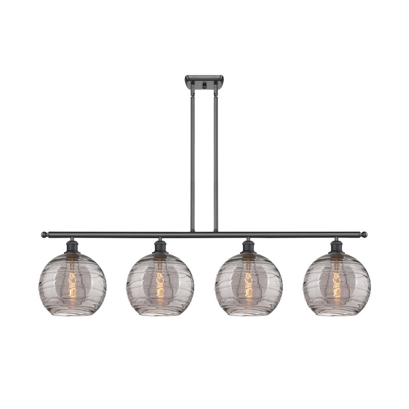 Bruno Marashlian Athens Deco Swirl 48 Inch Linear Suspension Light by Innovations Lighting