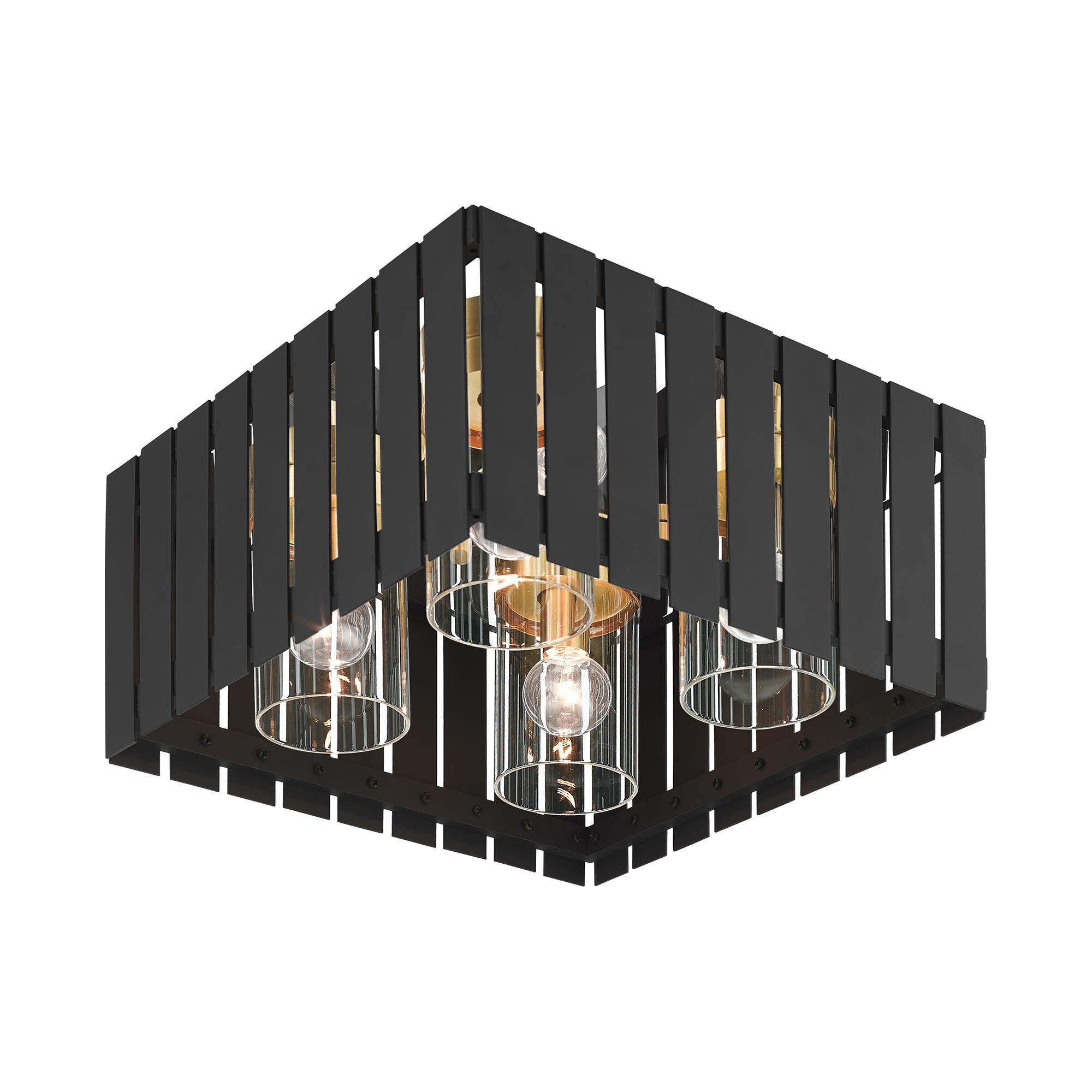 Greenwich 13 Inch 4 Light Outdoor Flush Mount by Livex Lighting