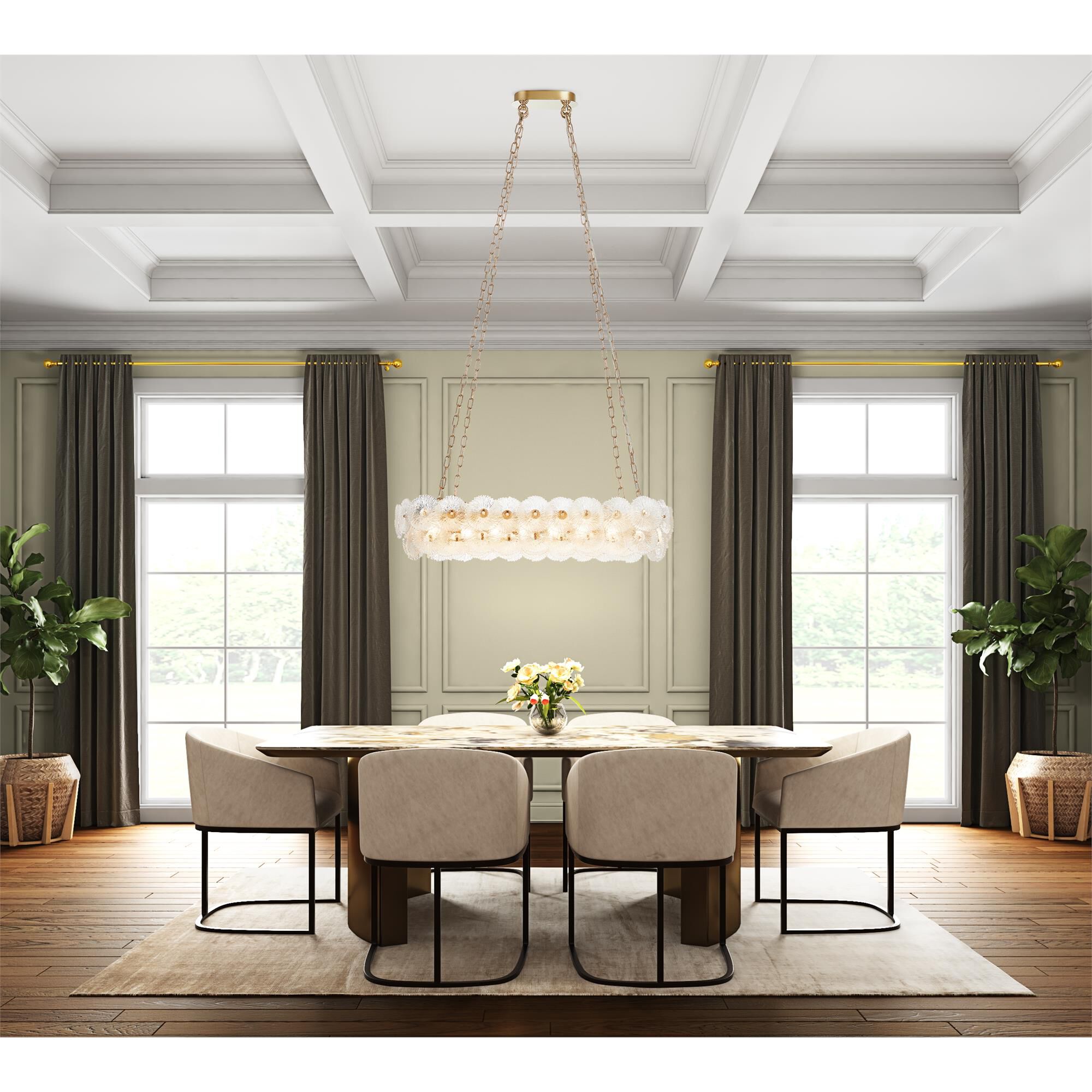 Bloom 47 Inch Linear Suspension Light,