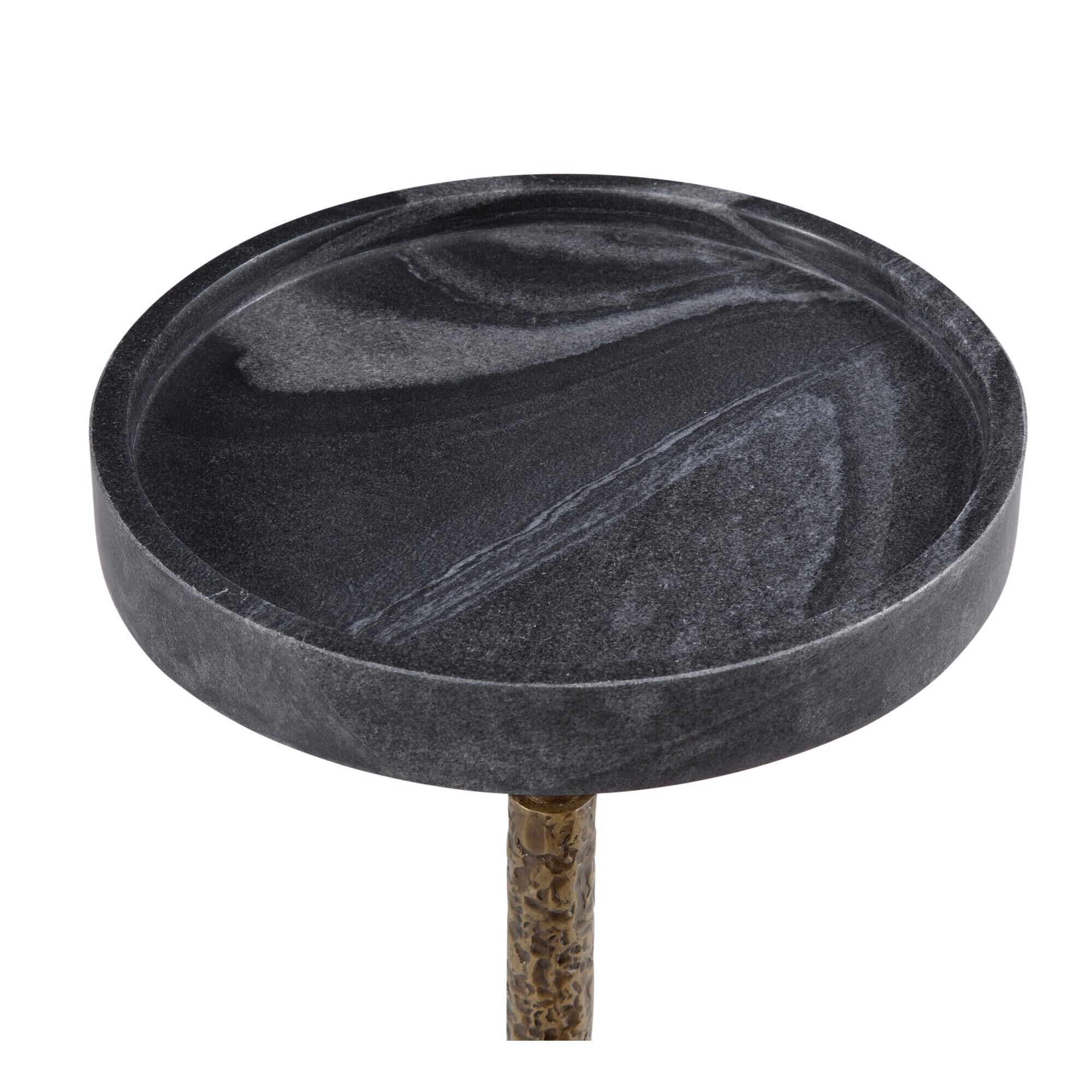 Shown in Brass and Black finish