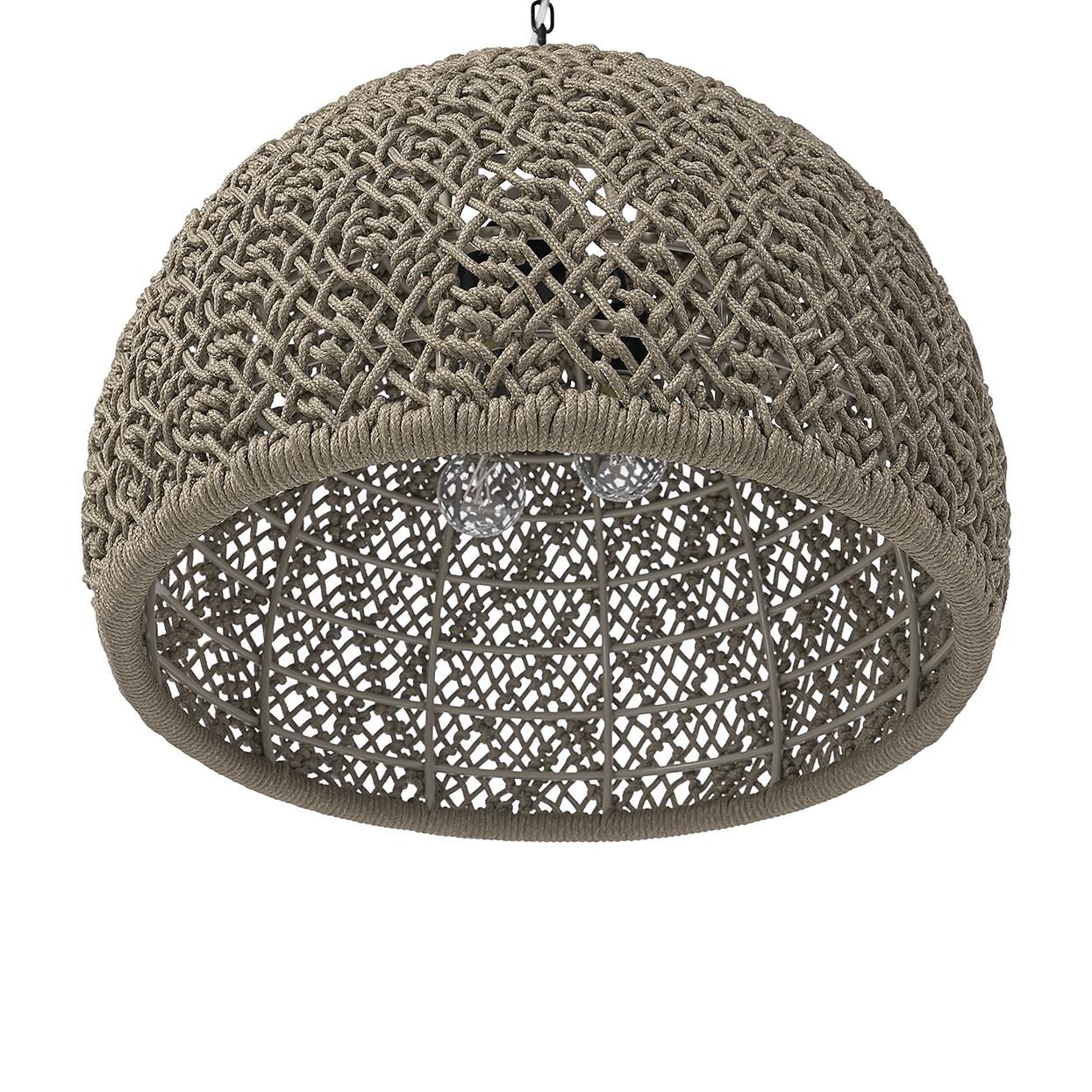 Jenson 22 Inch Outdoor Hanging Lantern by Palecek