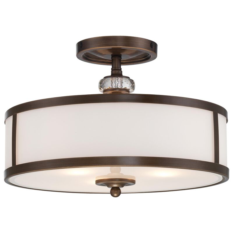 Thorndale 15 Inch Semi Flush Mount by Minka Lavery