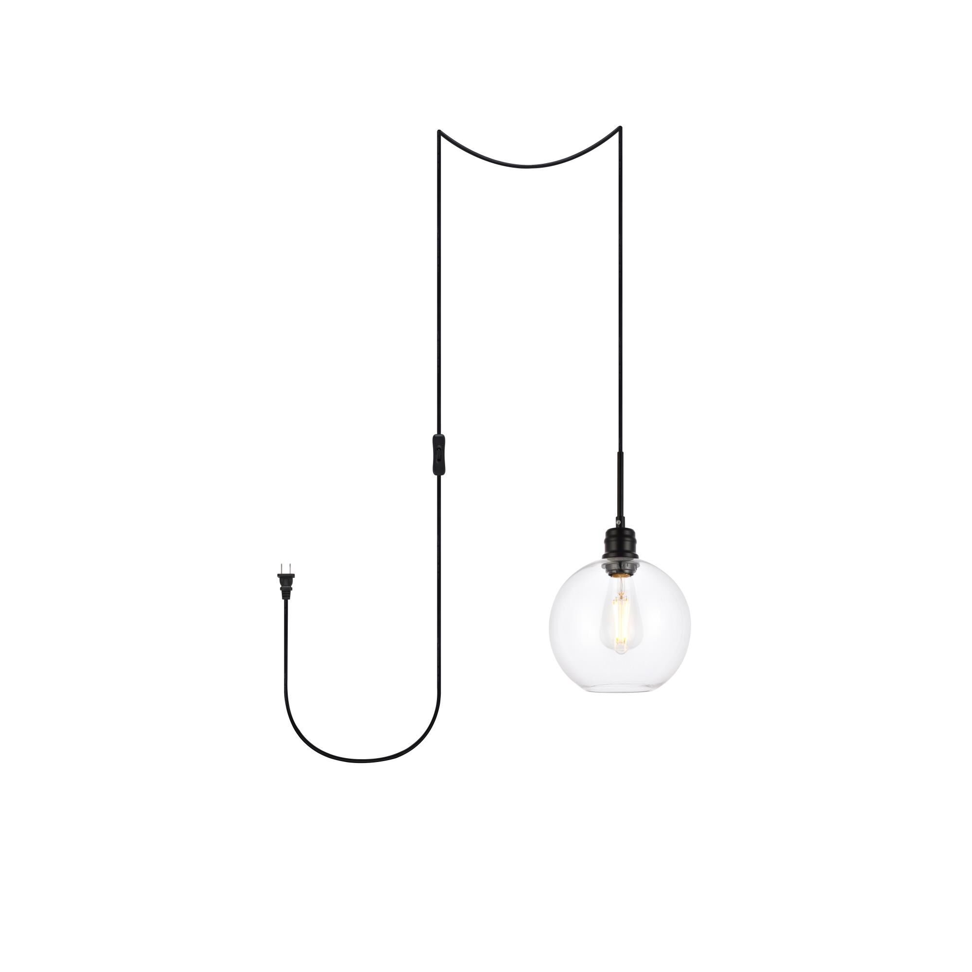 Elegant Lighting Emett 8 Inch Mini Pendant