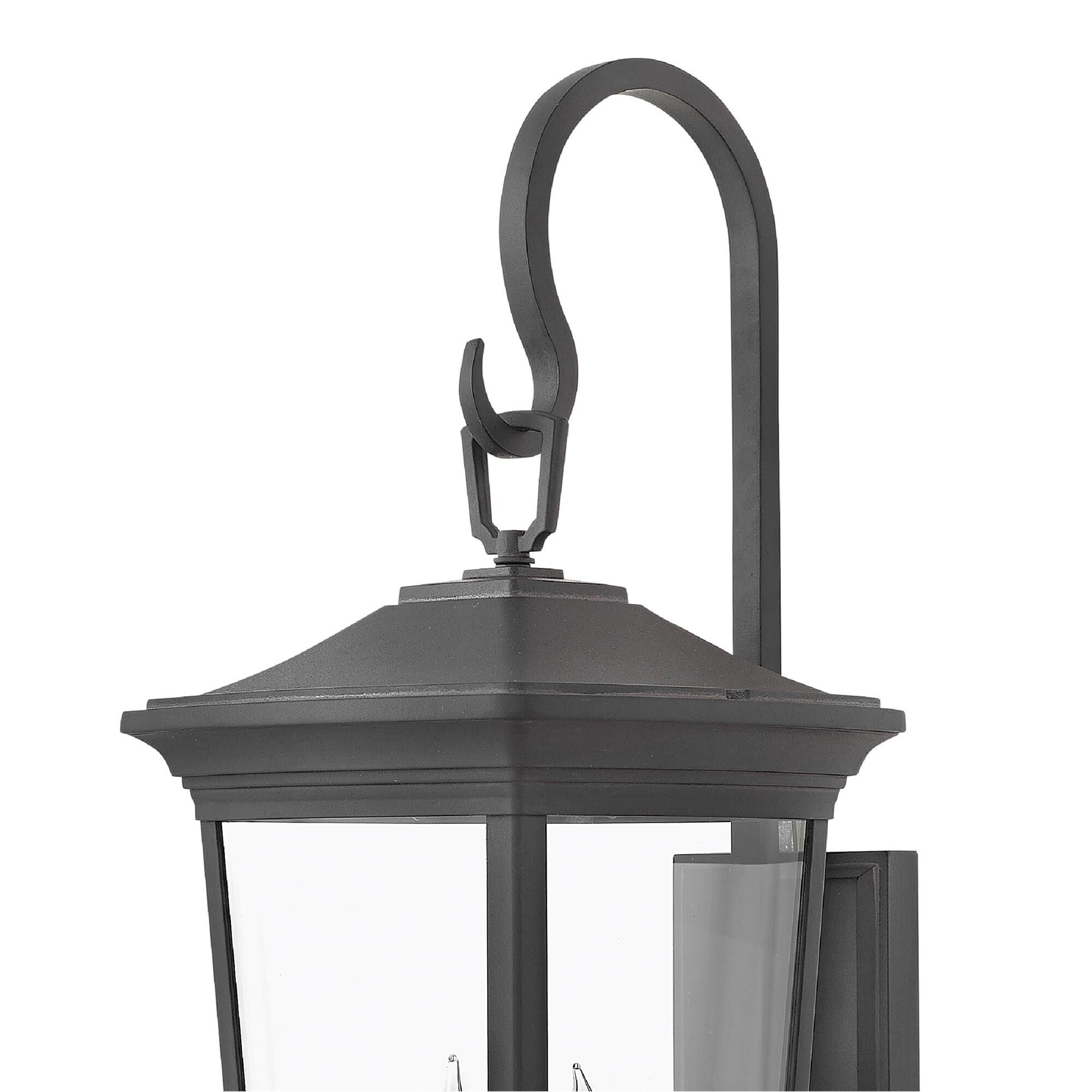 Shown in Museum Black finish and Clear glass