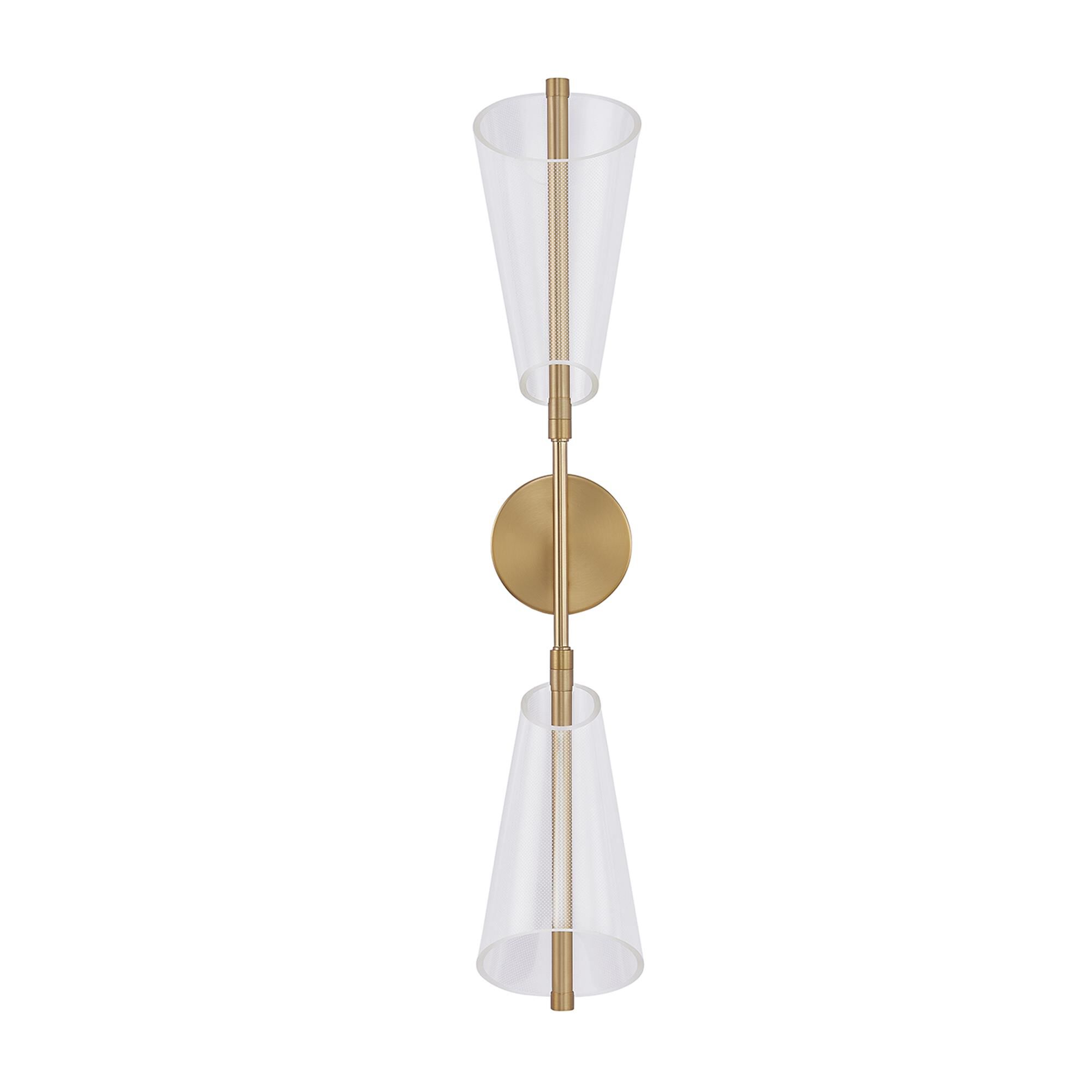 Shown in Brushed Gold finish