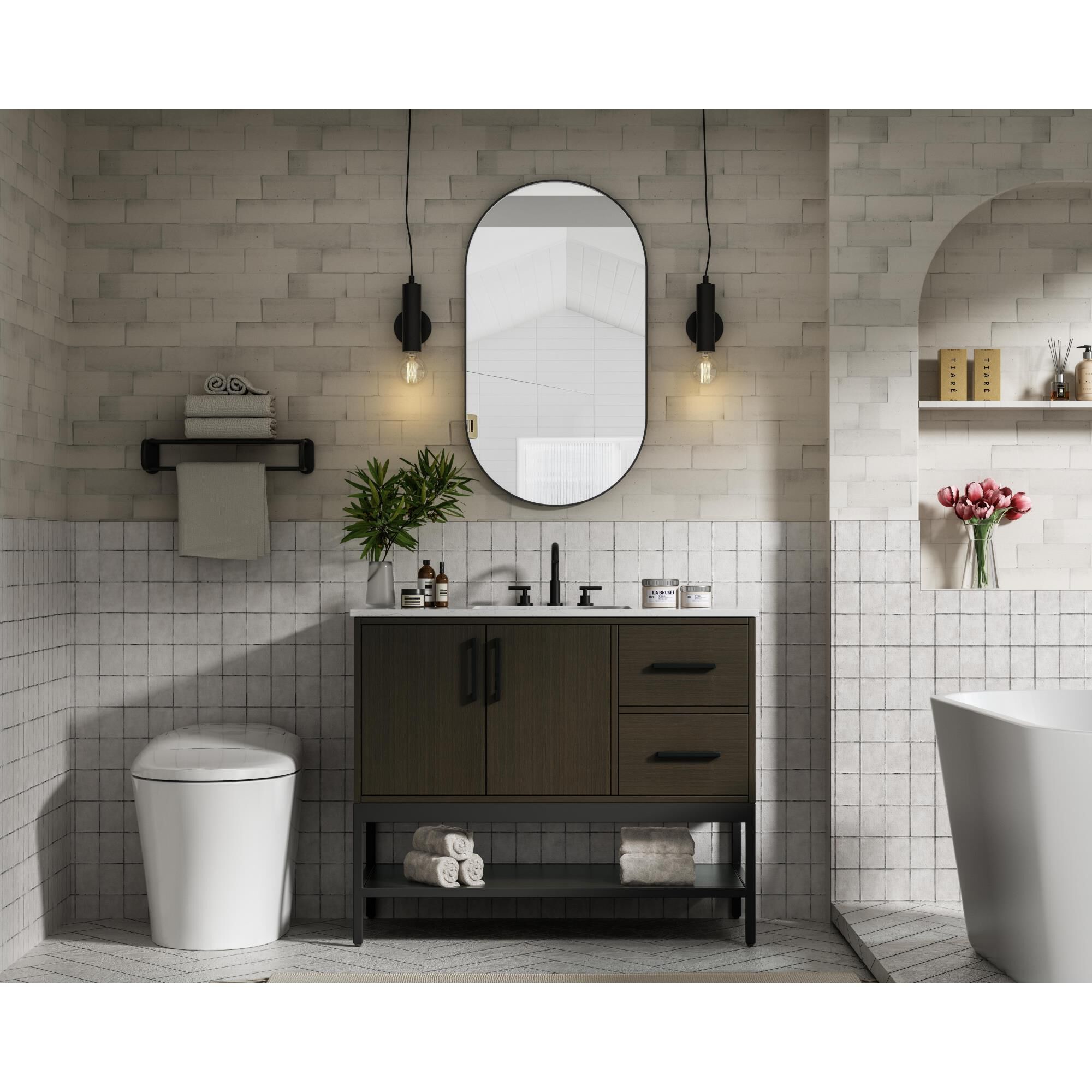 Lennox 0 Inch Bath Vanity by Elegant Dcor