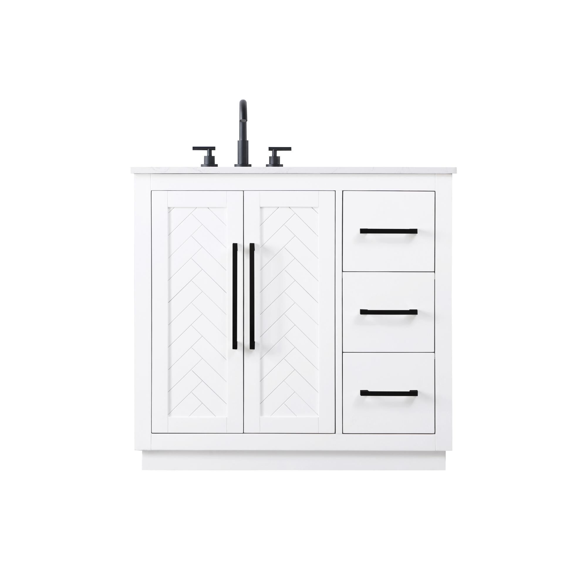 Chase 36 Inch Bath Vanity by Elegant Dcor