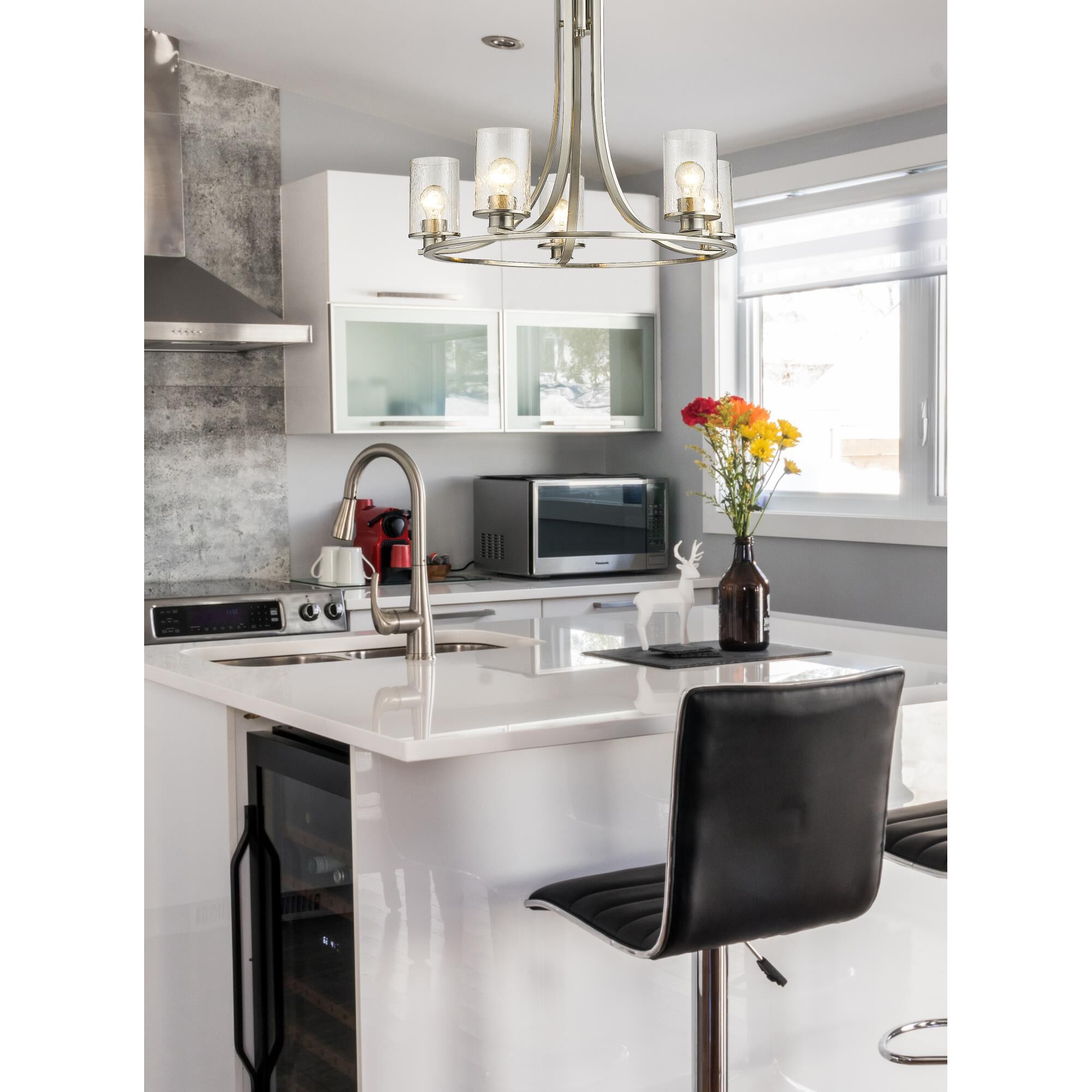 Beckett 27 Inch 5 Light Chandelier by Z-Lite