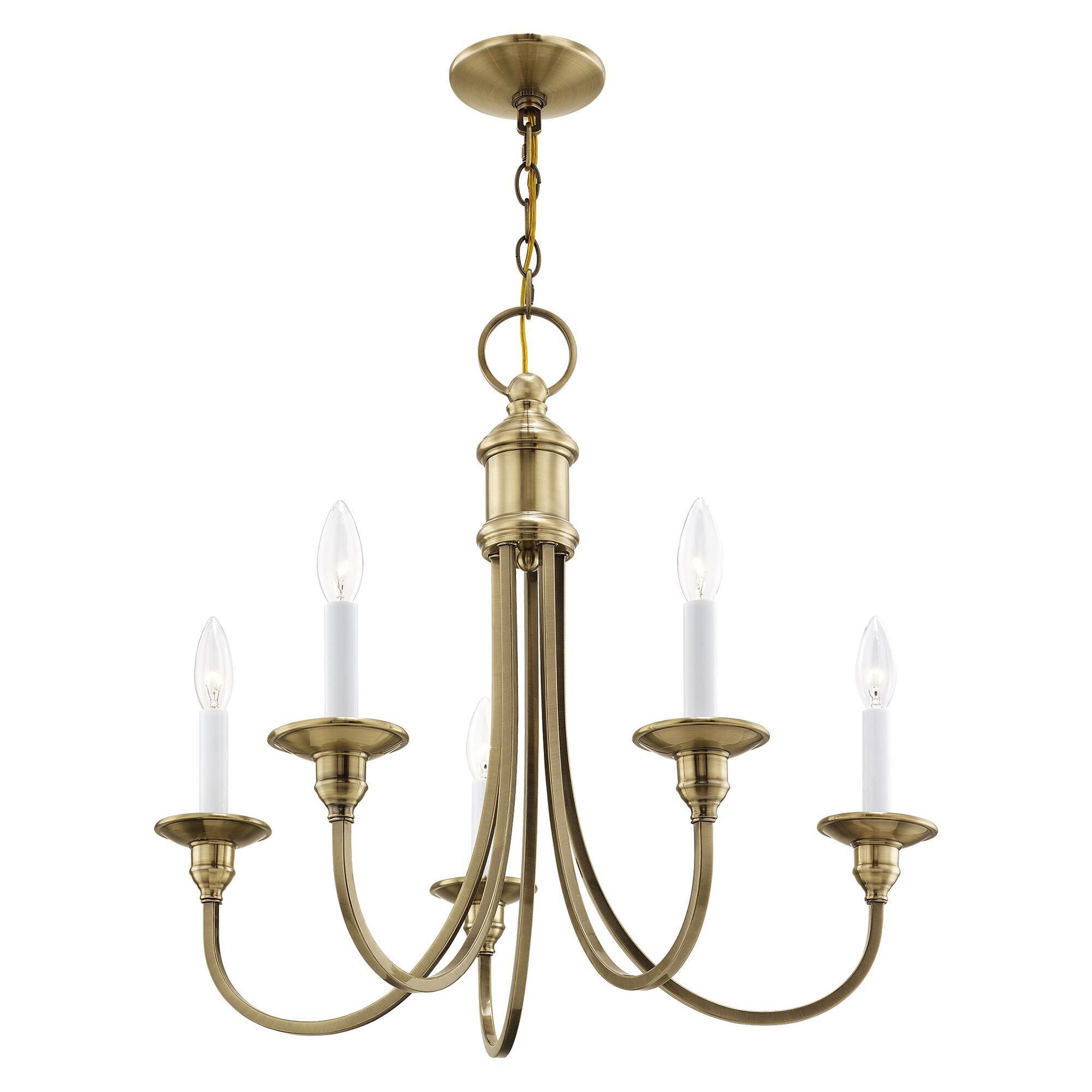 Cranford 24 Inch 5 Light Chandelier by Livex Lighting