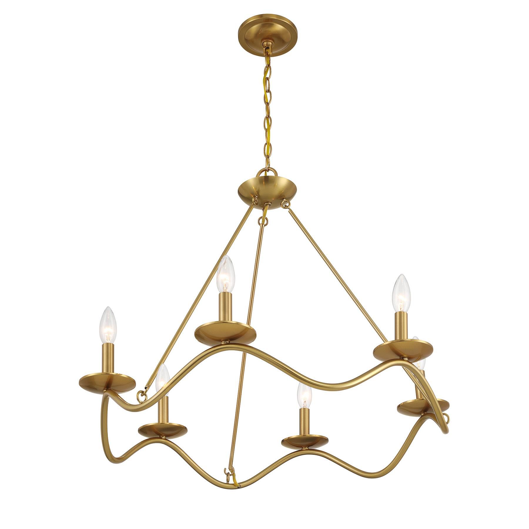 28 Inch Chandelier by Meridian Lighting