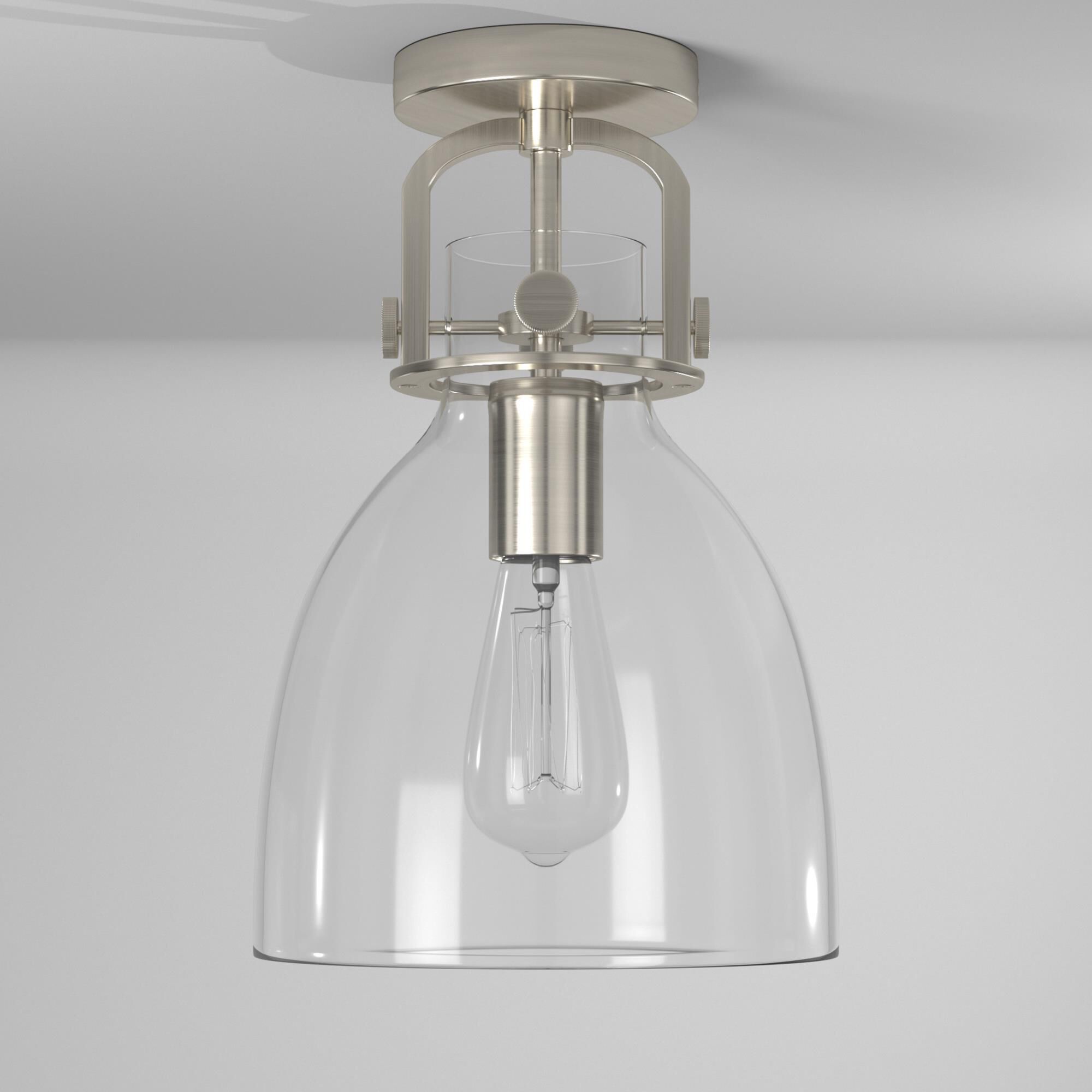 Bruno Marashlian Newton 8 Inch 1 Light Flush Mount by Innovations Lighting