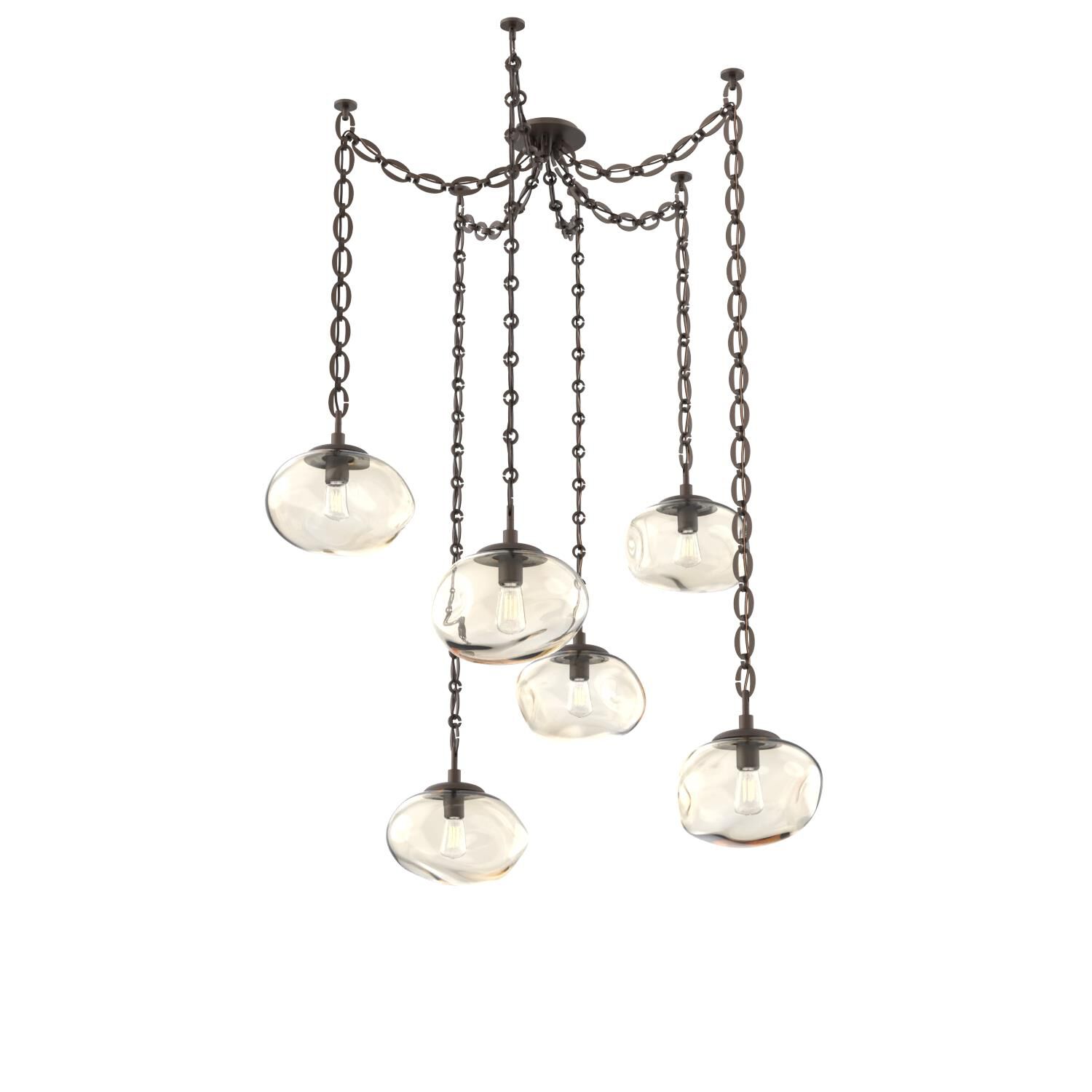 Levi Wilson Nova 19 Inch Multi Pendant Light by Hammerton Studio