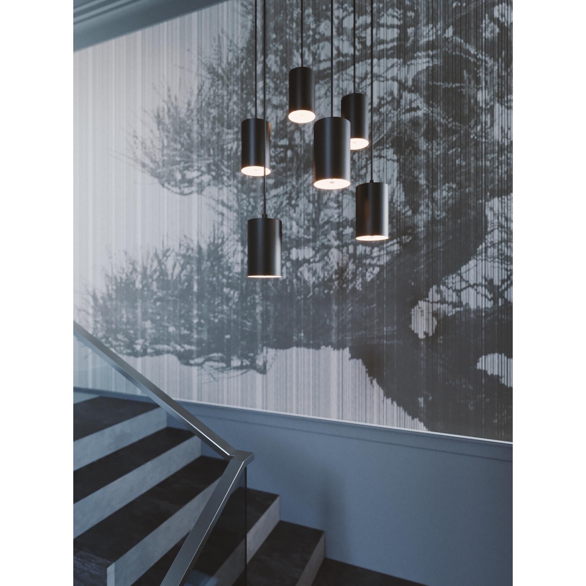 Tyke 24 Inch 6 Light Multi Light Pendant by AFX Lighting
