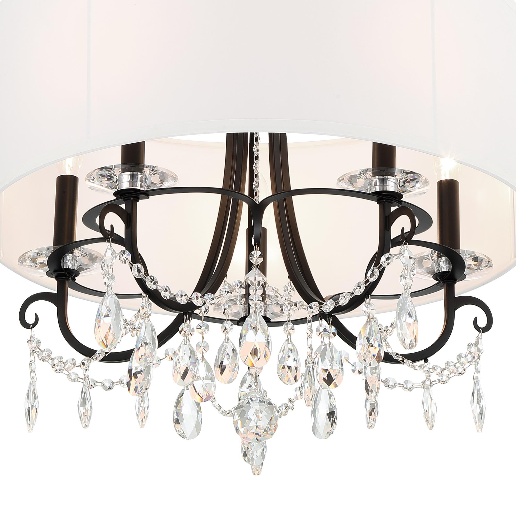 Othello 24 Inch 5 Light Chandelier by Crystorama