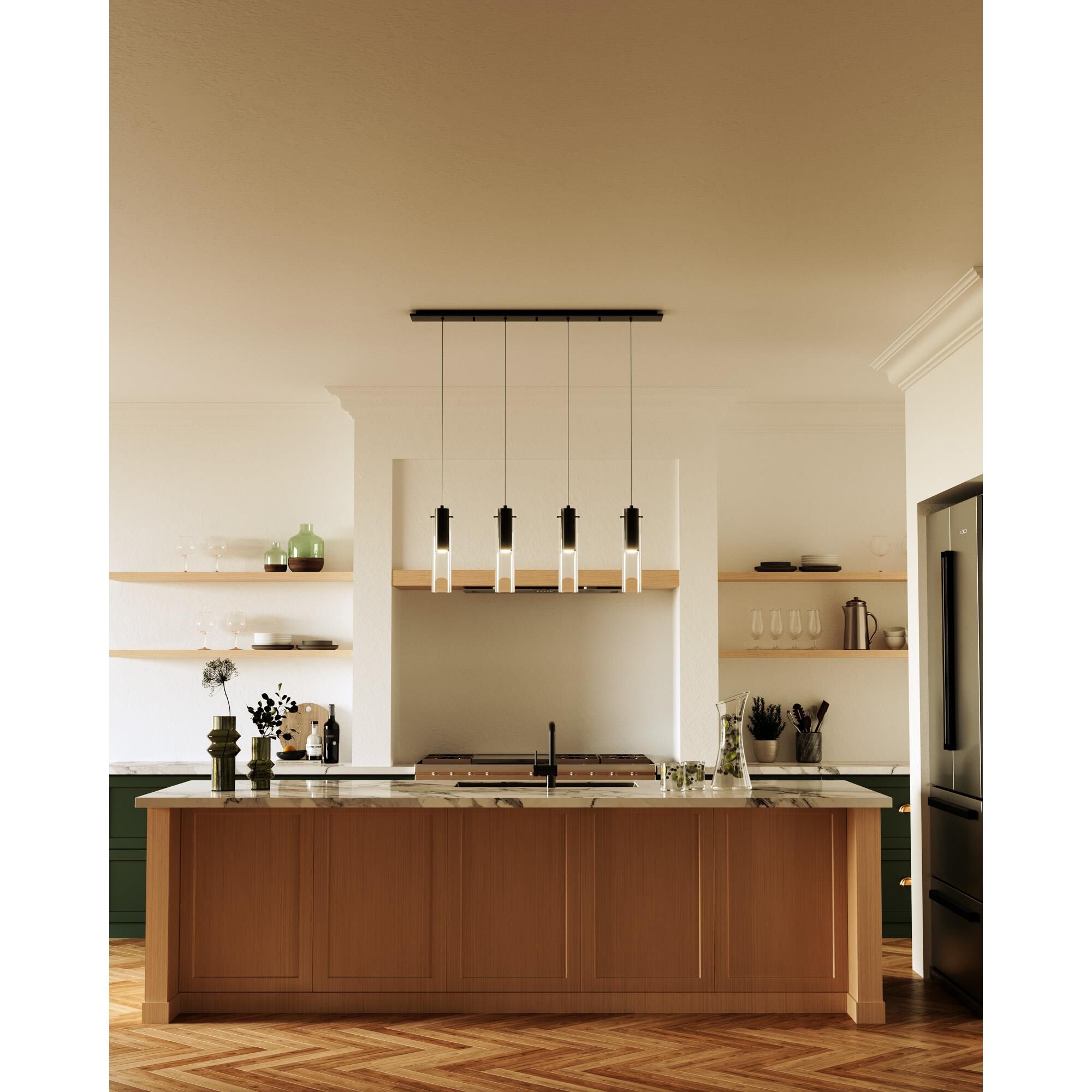 Lena 25 Inch Linear Suspension Light by Kuzco Lighting