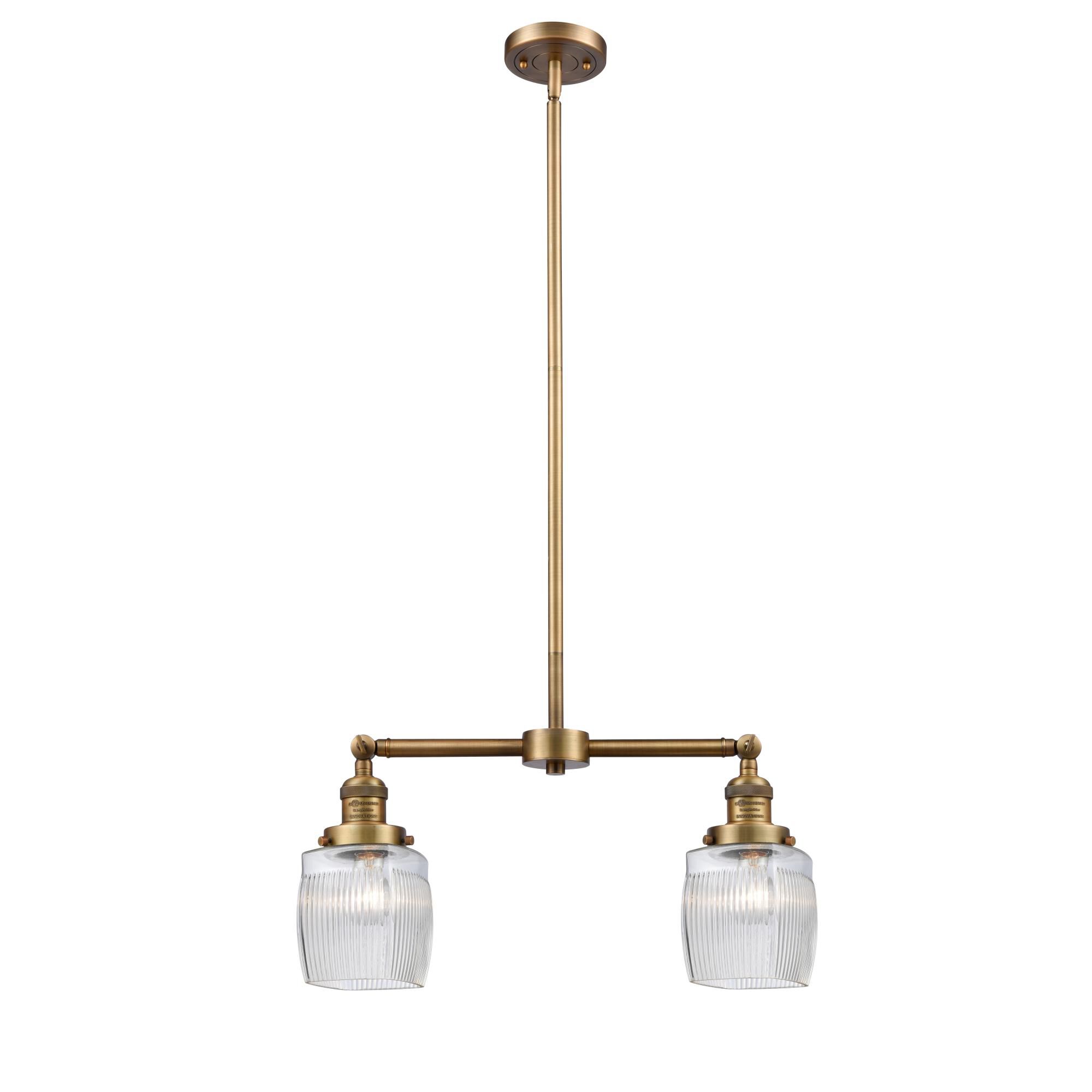Bruno Marashlian Colton 22 Inch 2 Light Mini Chandelier by Innovations Lighting