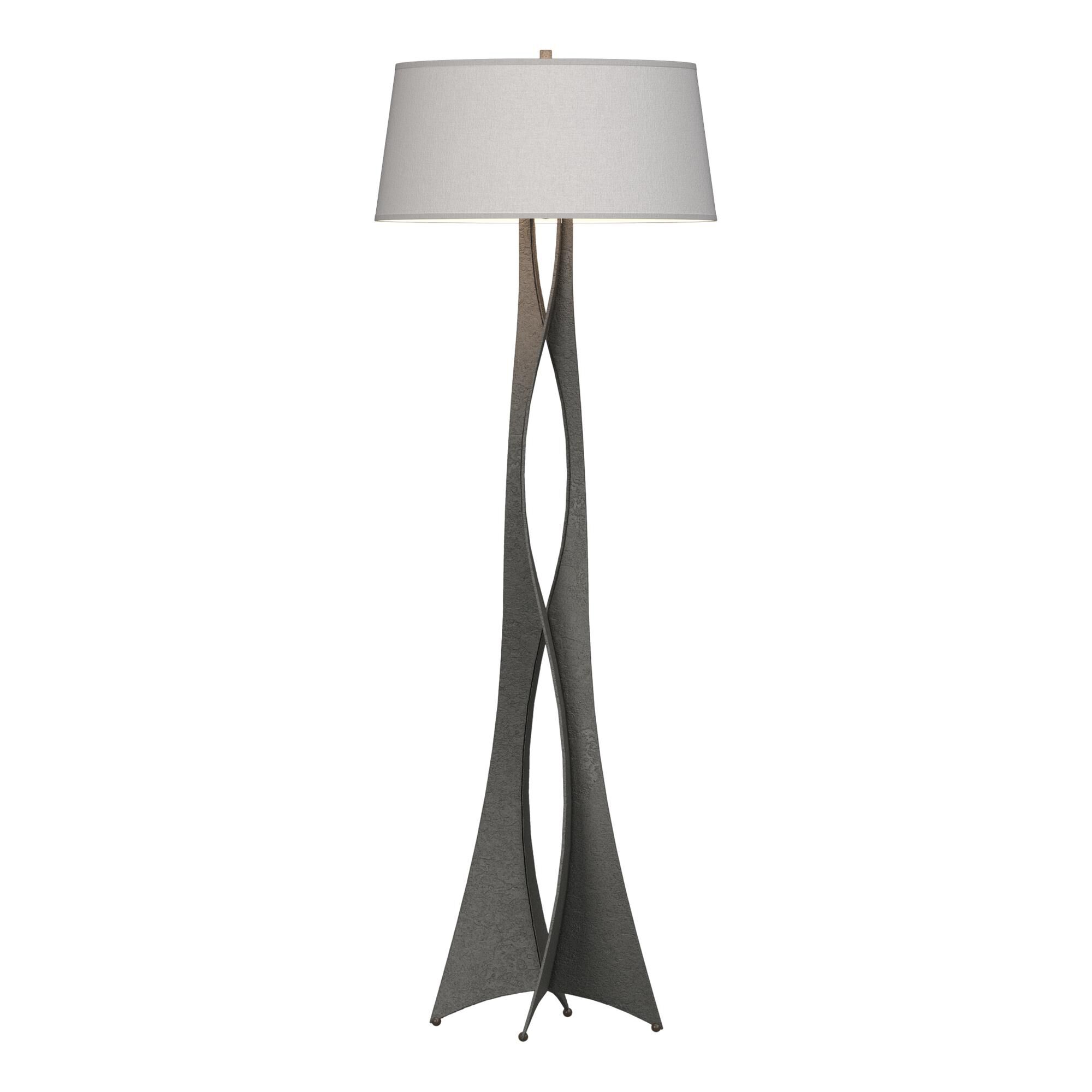 Shown in Natural Iron finish and Flax shade