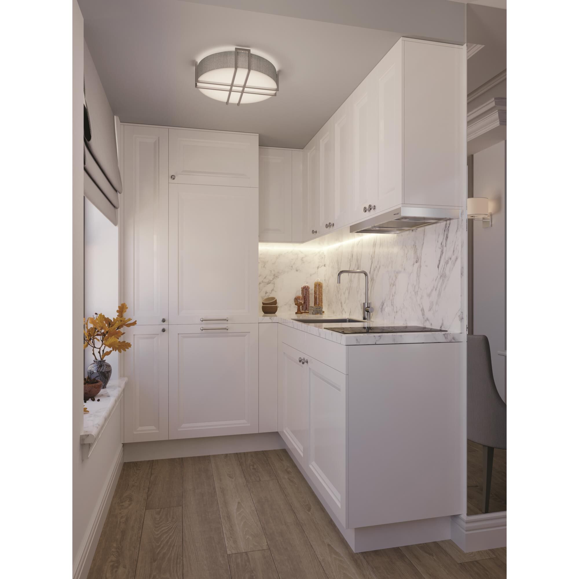 Lambert 16 Inch 1 Light LED Flush Mount by AFX Lighting